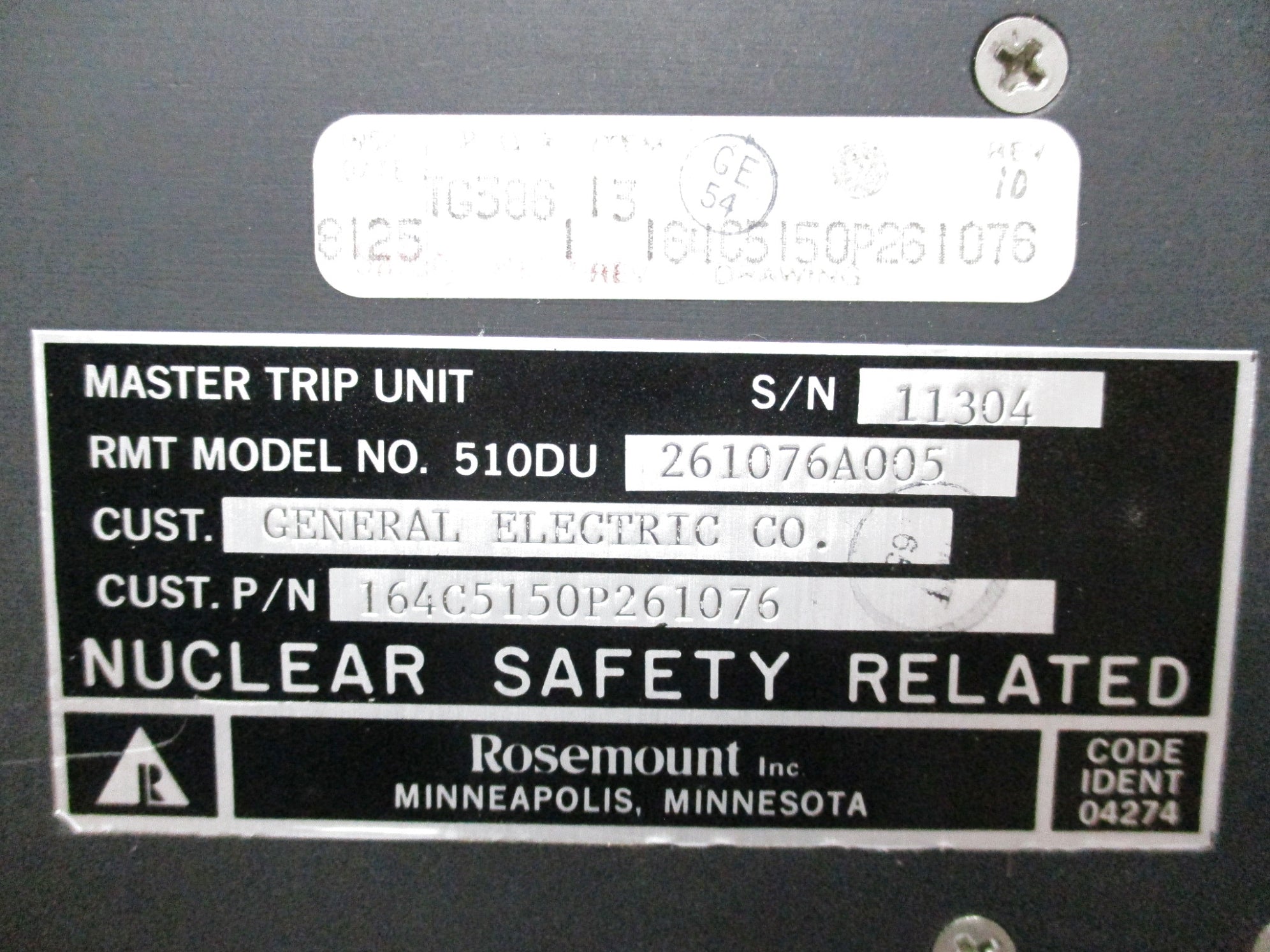 ROSEMOUNT 510DU261076A005 (B) UNMP