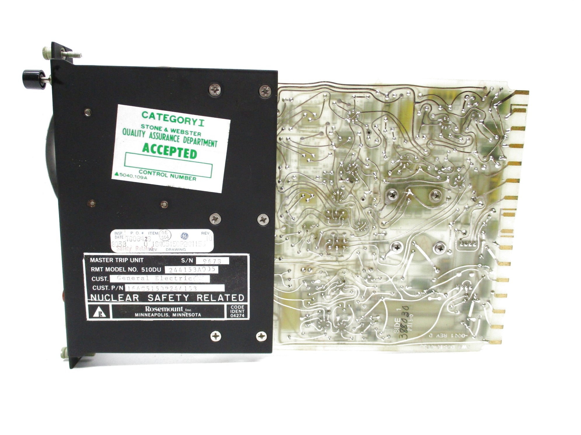 ROSEMOUNT 510DU244153A005 (B) UNMP