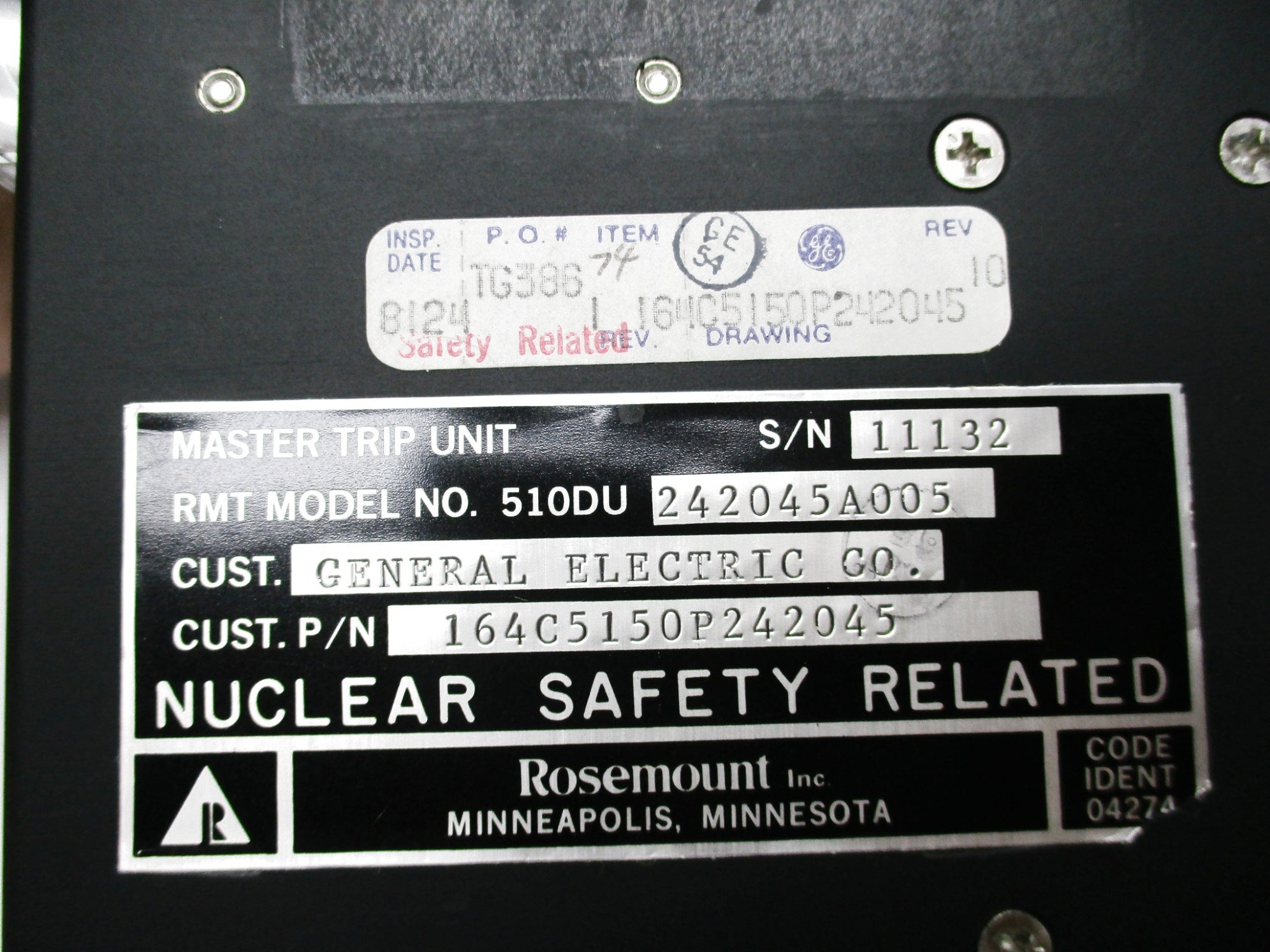 ROSEMOUNT 510DU242045A005 (B) UNMP