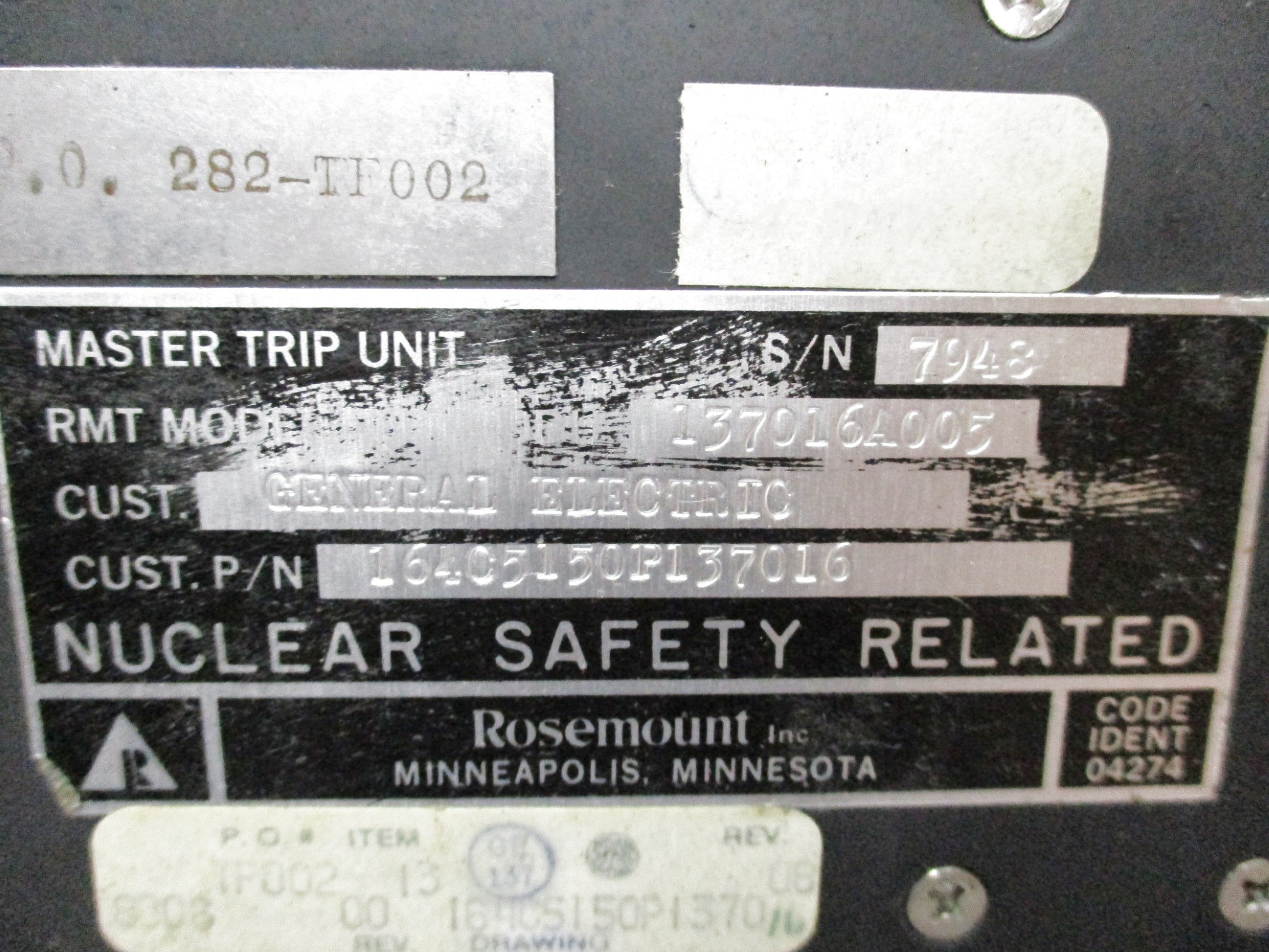 ROSEMOUNT 510DU137016A005 (B) UNMP
