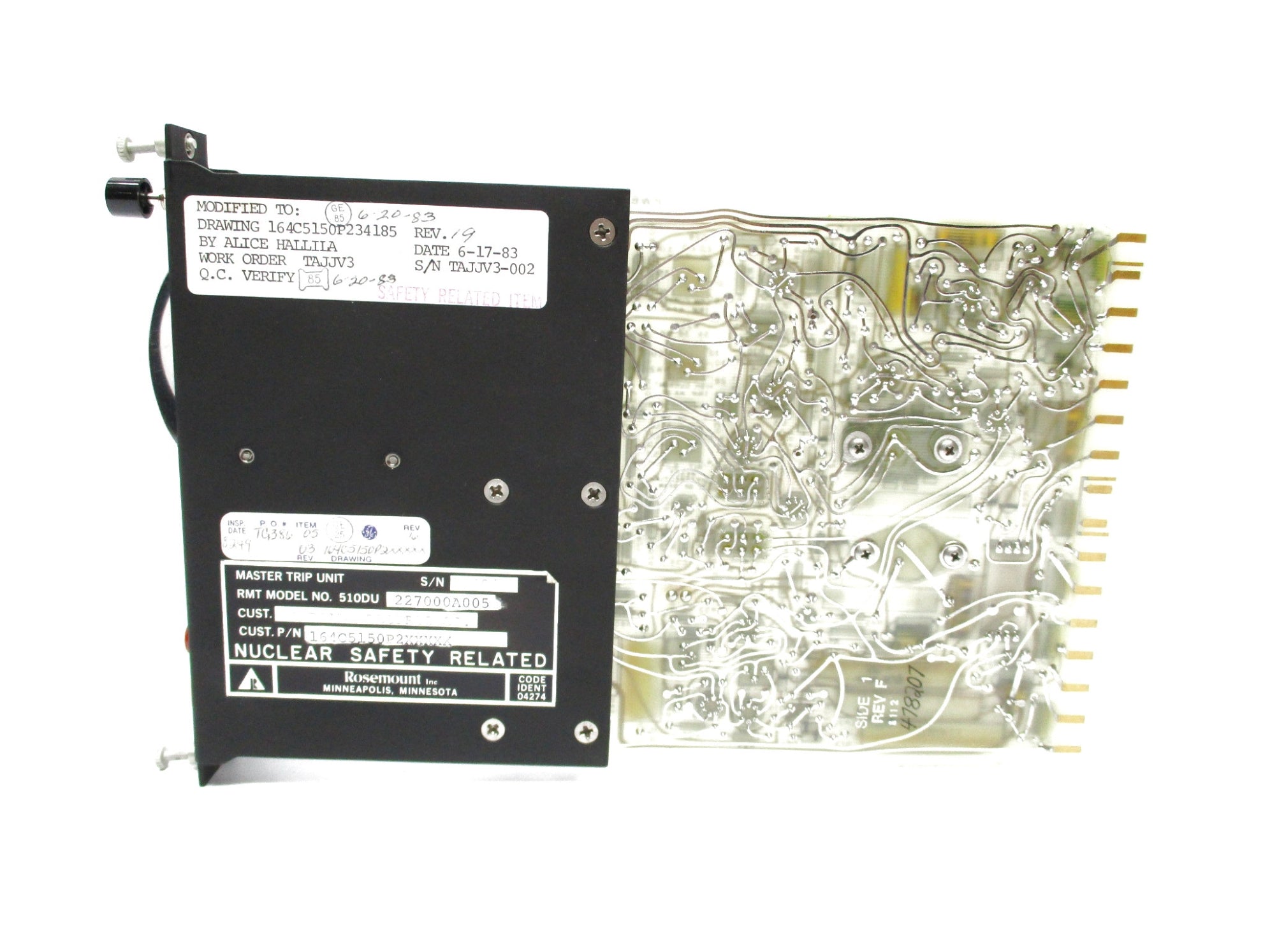 ROSEMOUNT 510DU227000A005 UNMP