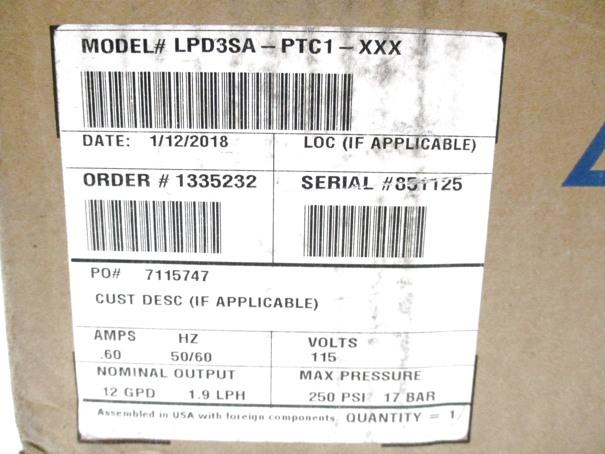 PULSATRON LPD3SA-PTC1-XXX NSMP