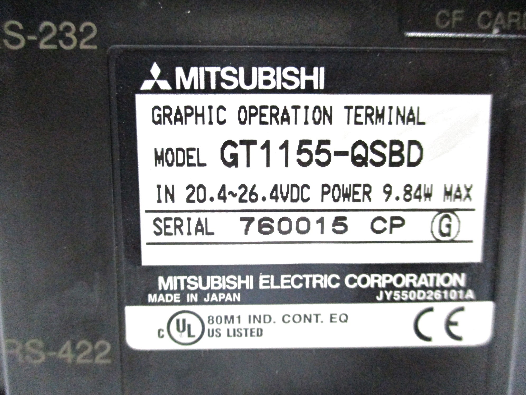 MITSUBISHI GT115-QSBD UNMP