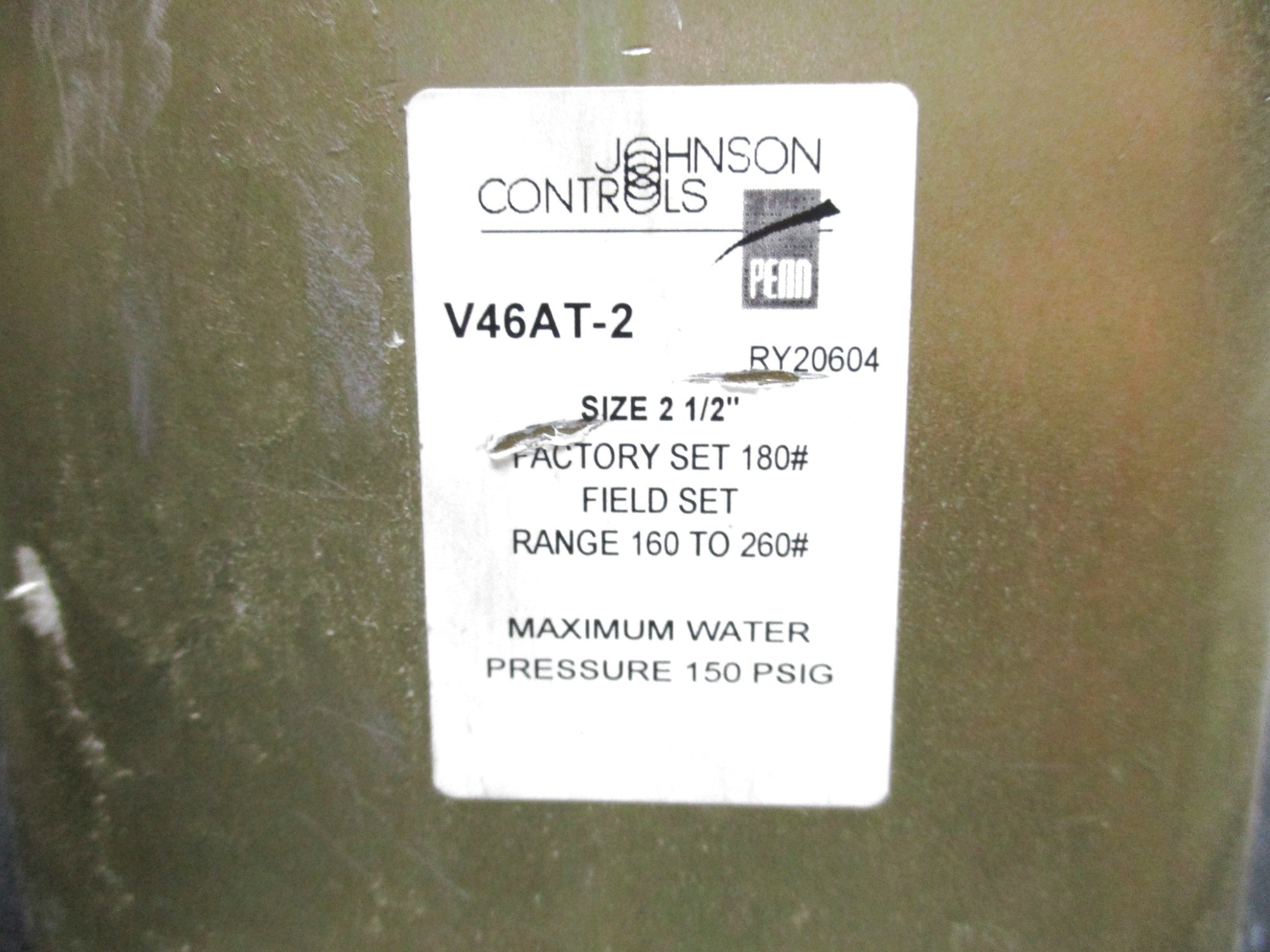 JOHNSON CONTROLS V46AT-2 NSNP