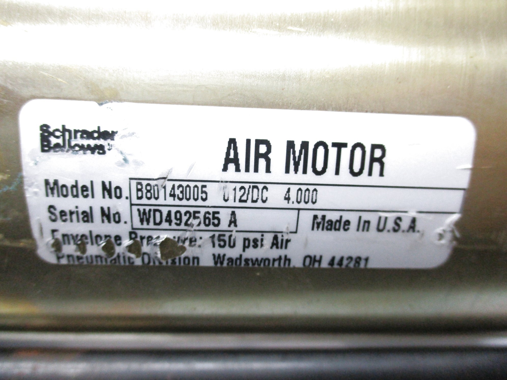 SCHRADER B80143005012/DC4.000 NSNP