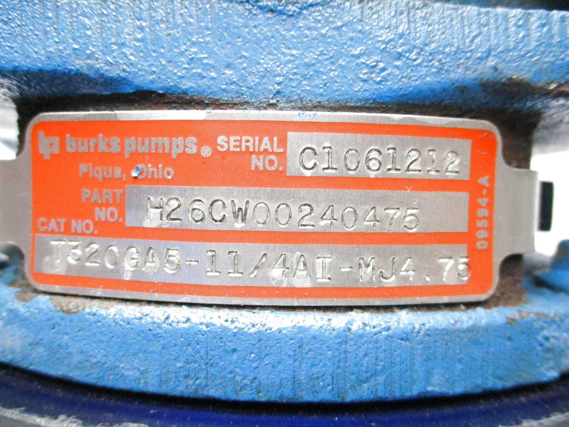 BURKS T320GA5-11/4AI-MJ4.75 UNMP
