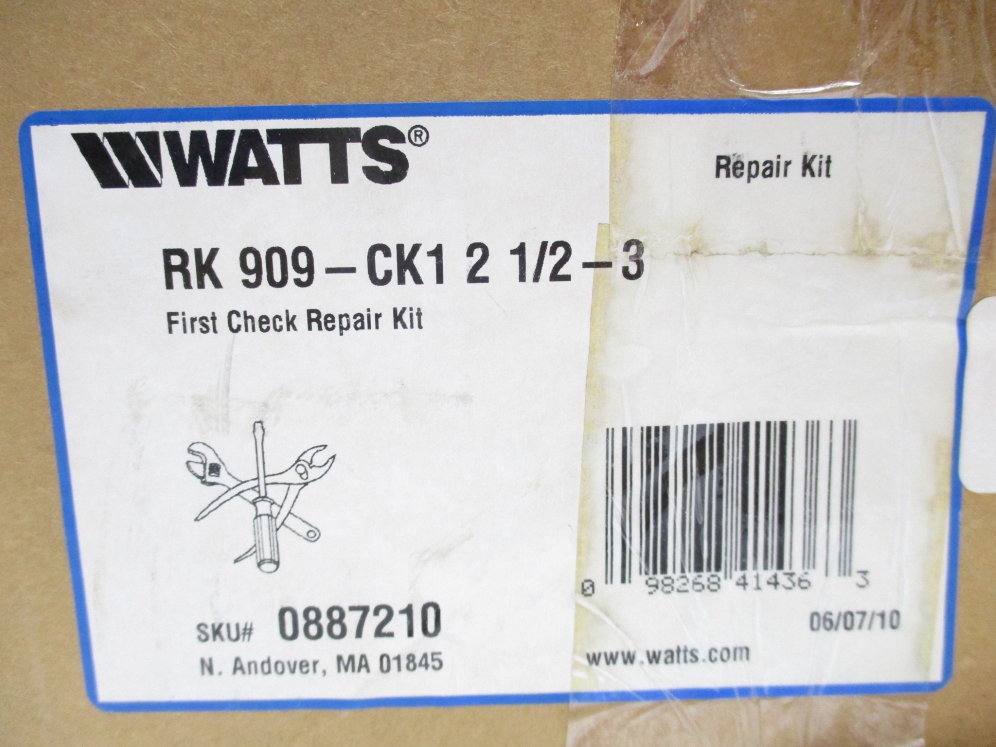WATTS RK909-CK1 2 1/2-3" NSMP
