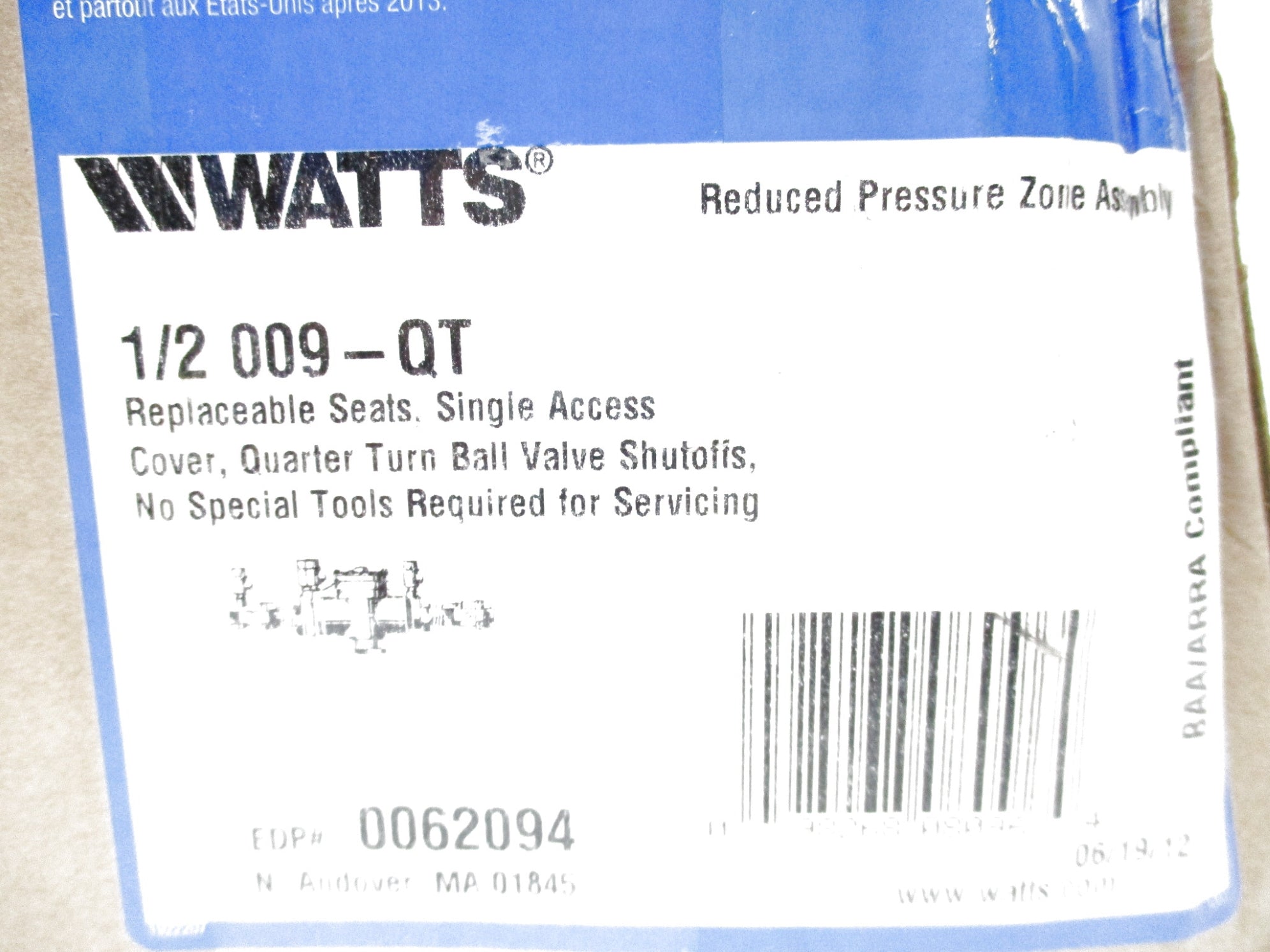 WATTS 1/2-009-QT NSMP