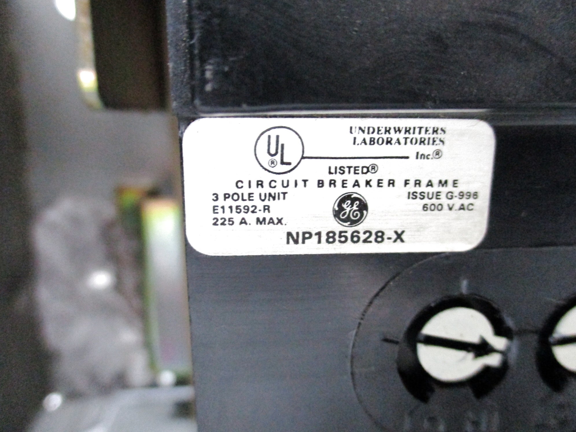 GENERAL ELECTRIC MODEL 8000 NSNP