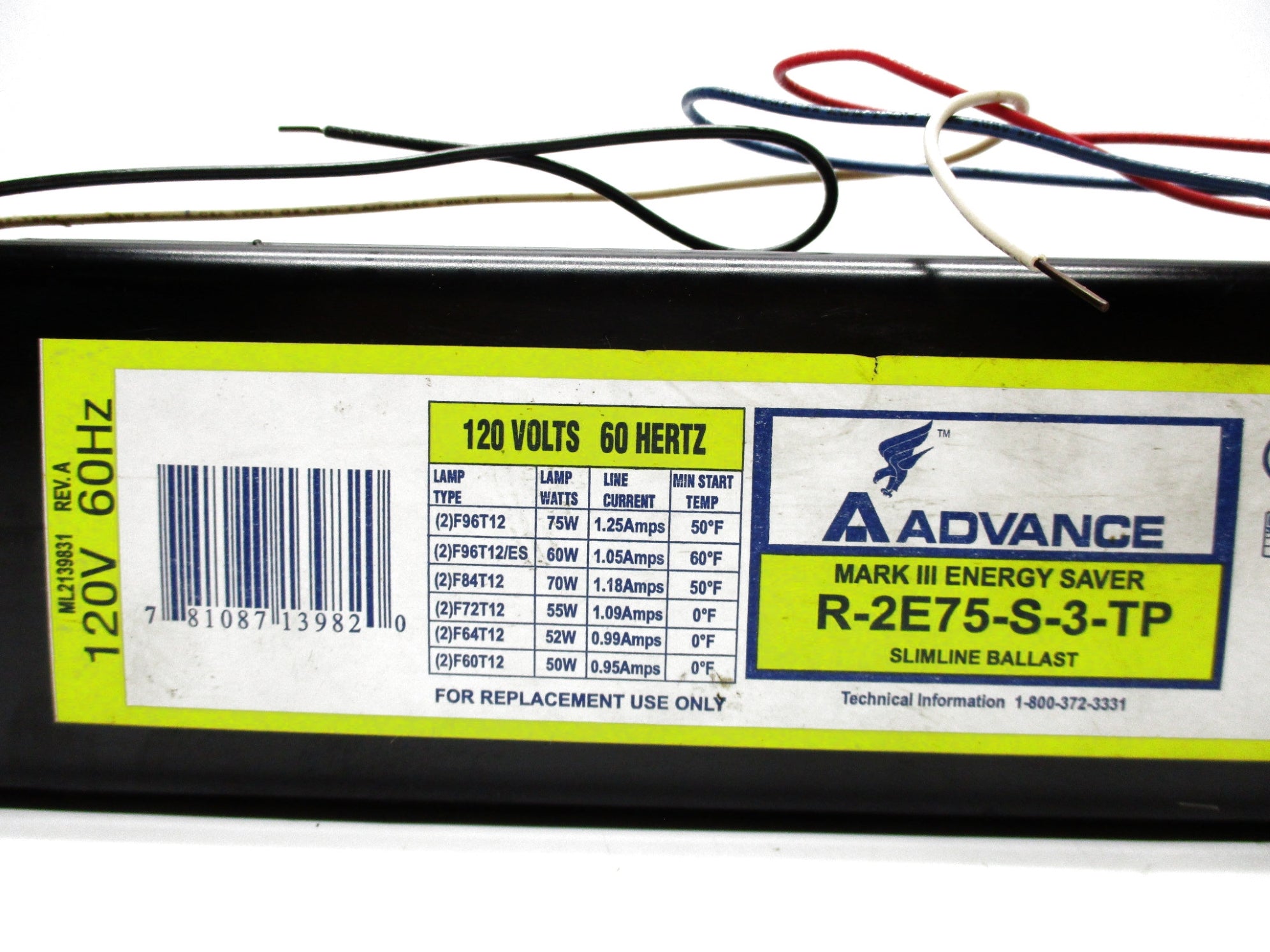 ADVANCE R-2E75-STP NSMP