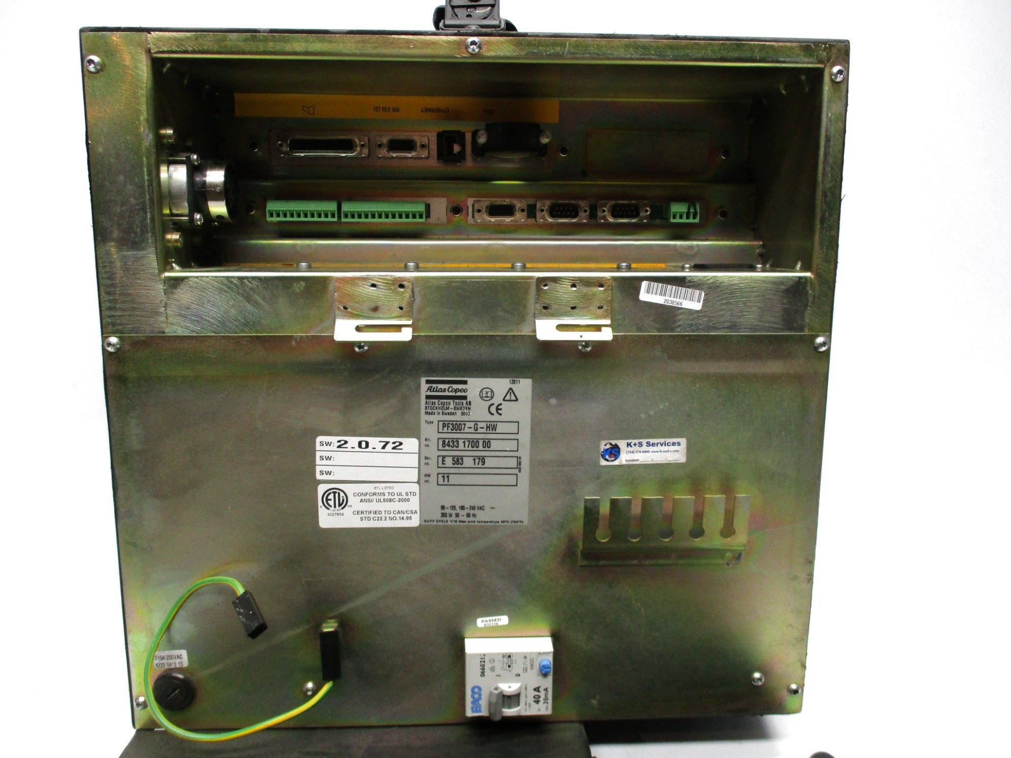 ATLAS COPCO PF3007-G-HW UNMP