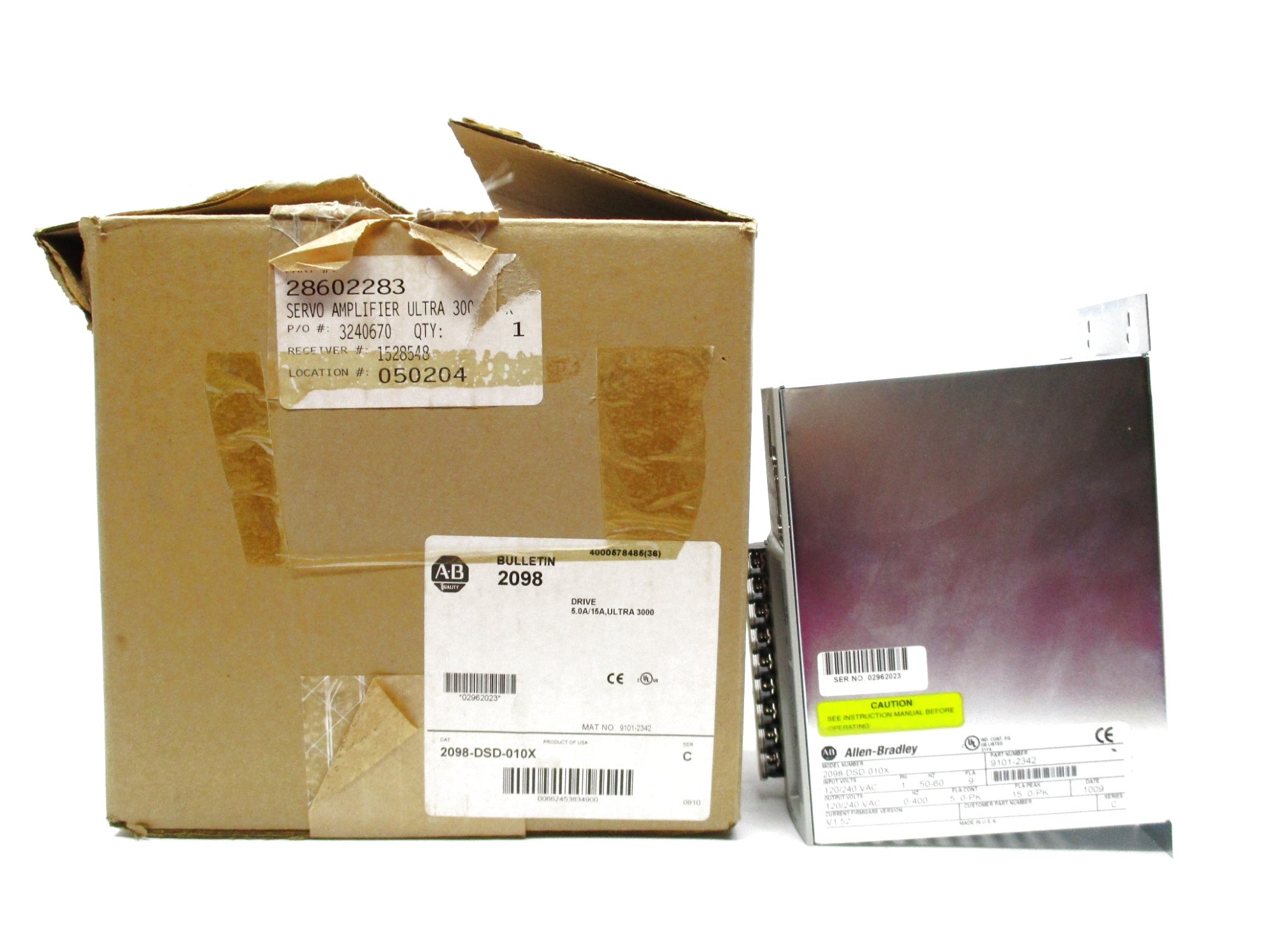 ALLEN BRADLEY 2098-DSD-010X SER. C NSMP
