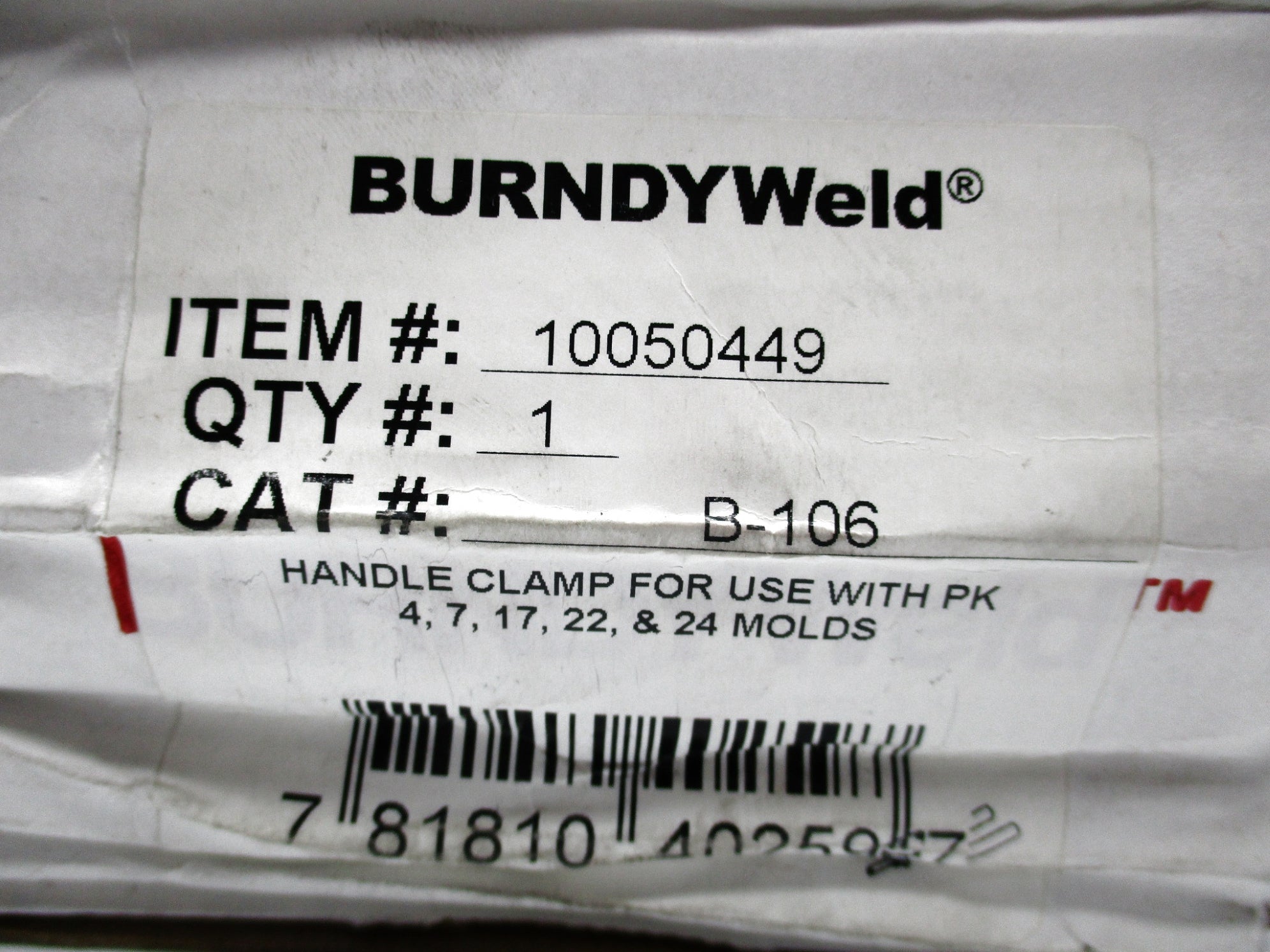BURNDY WELD B-106 10050449 NSMP