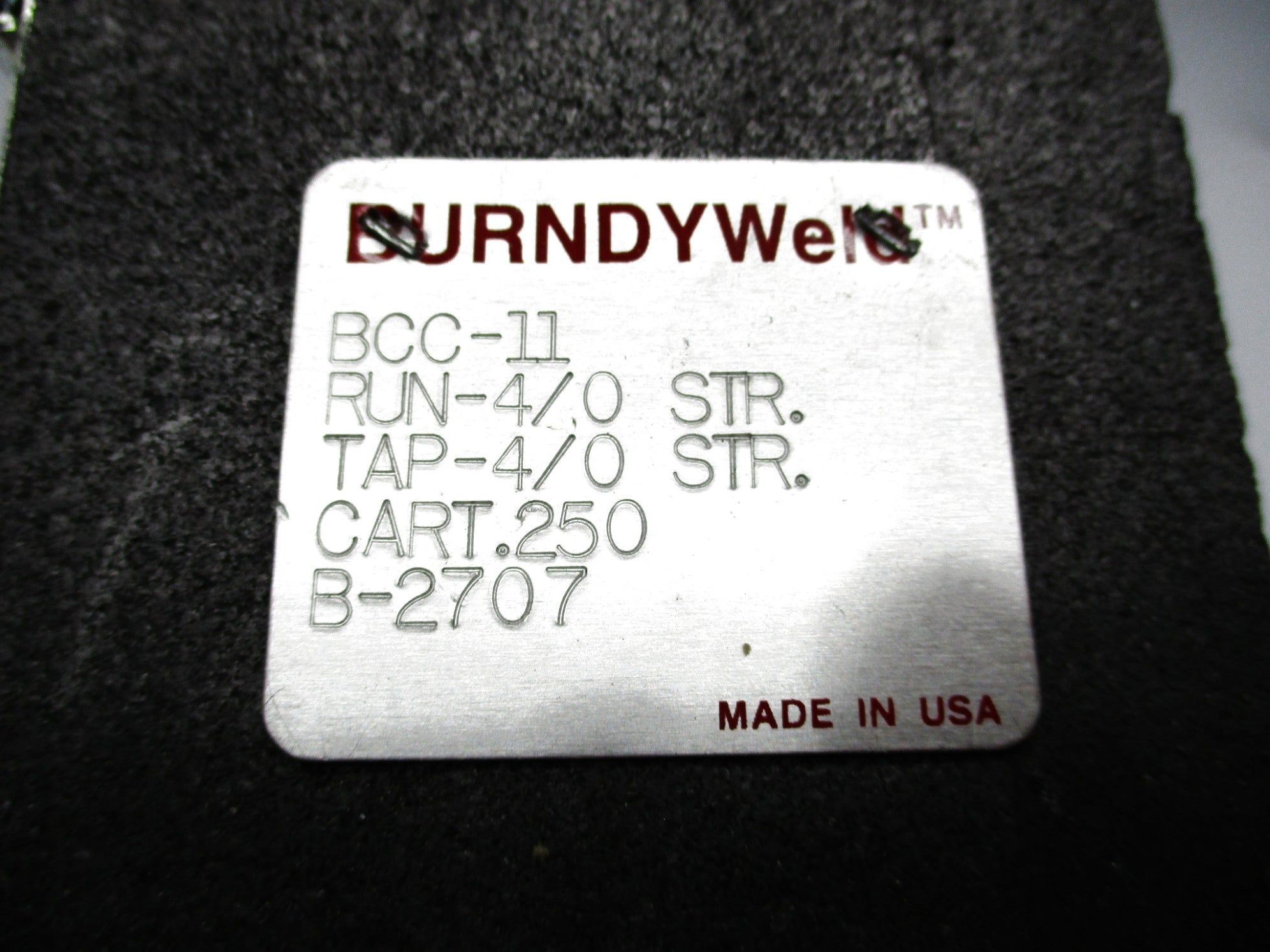 BURNDY WELD B-2707 NSNP