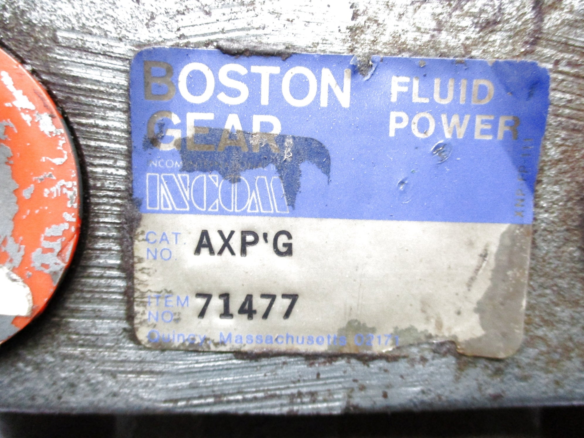 BOSTON GEAR AXP'G UNMP