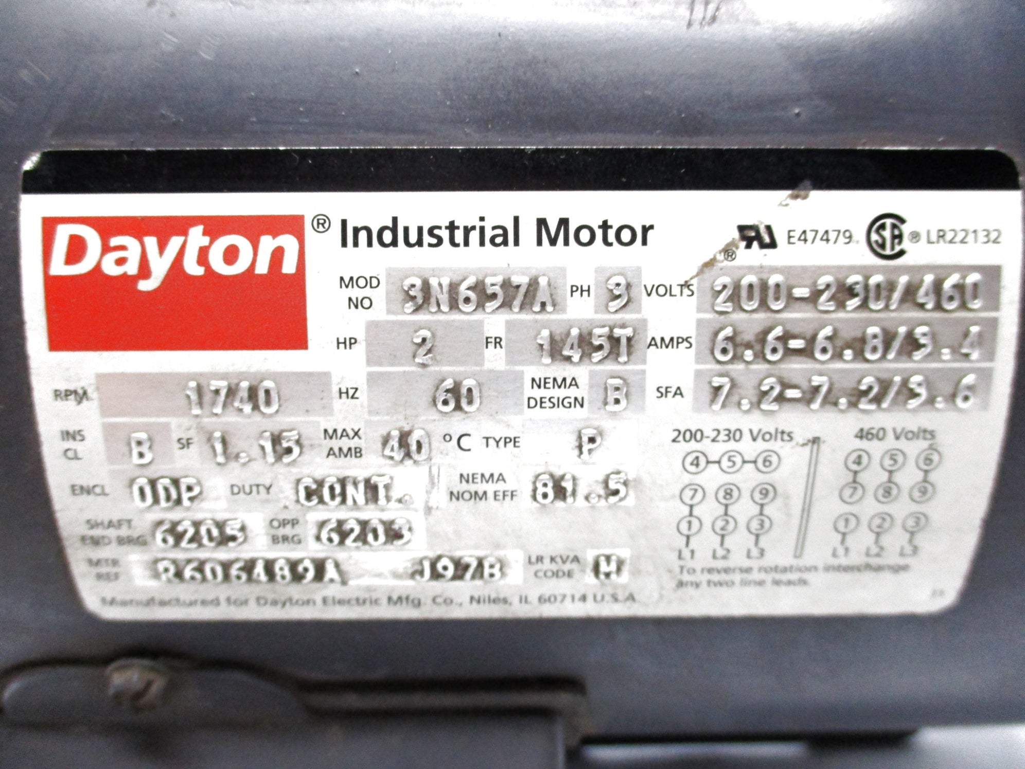 DAYTON 3N657A (AS PICTURED) UNMP