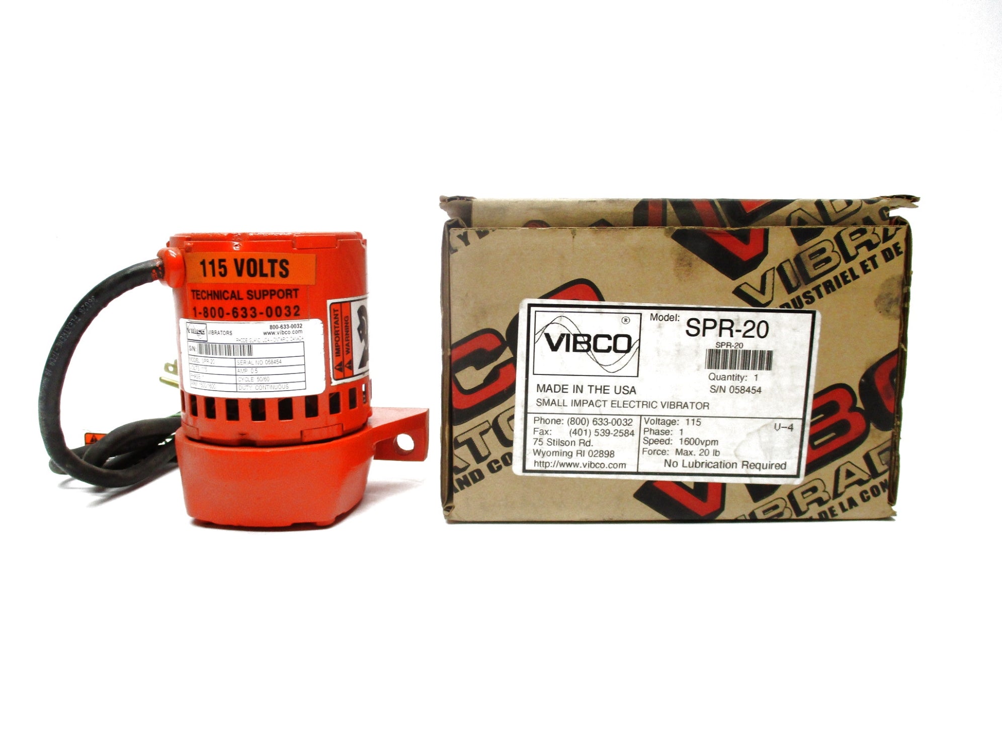 VIBCO SPR-20 NSMP