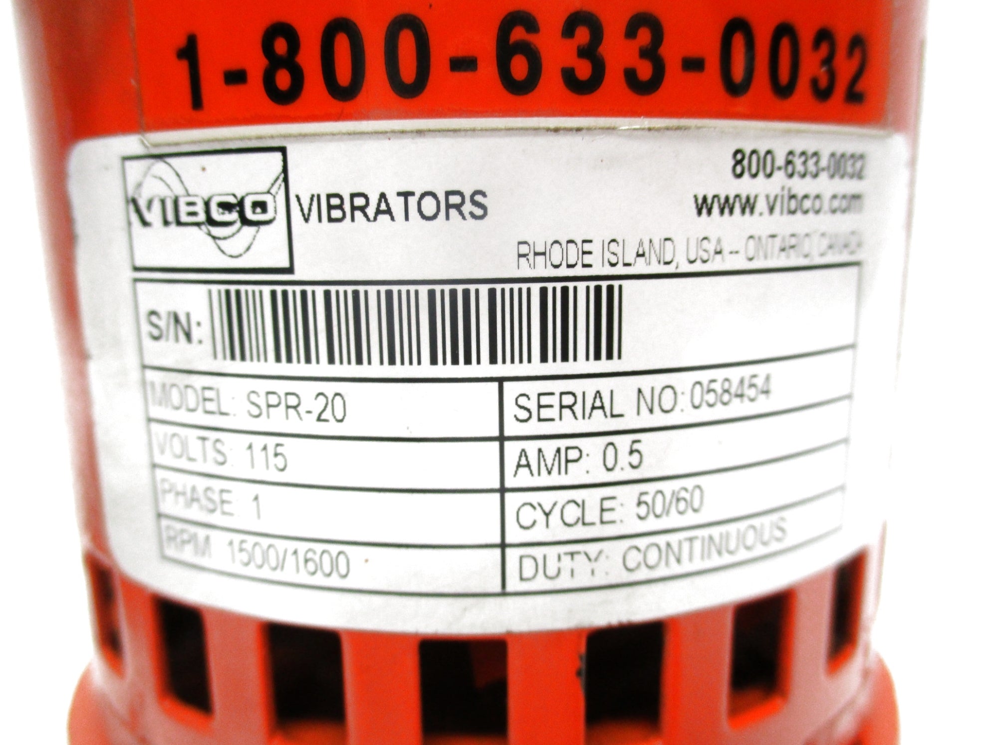 VIBCO SPR-20 NSMP