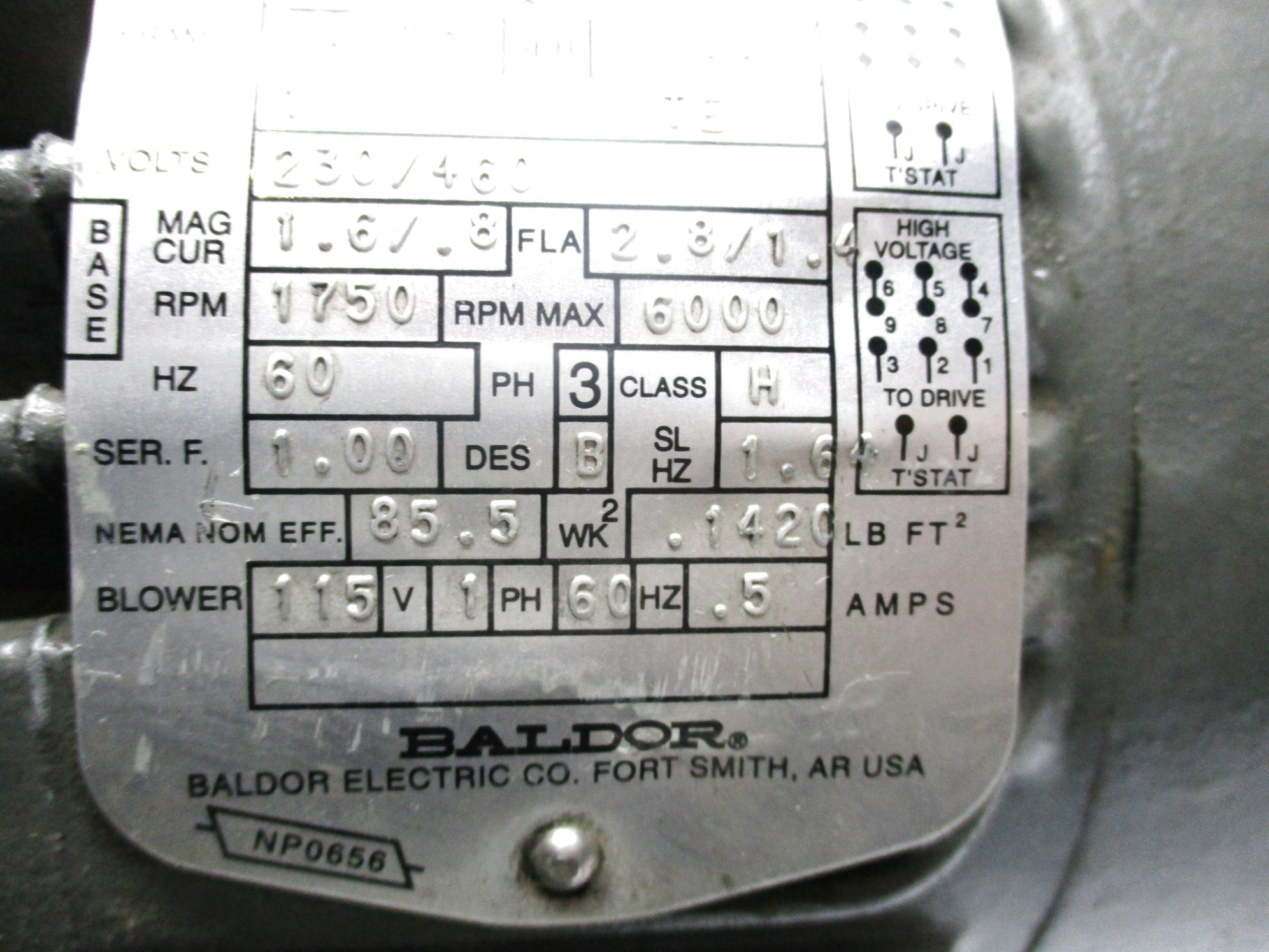 BALDOR IDM3581T (AS PICTURED) UNMP