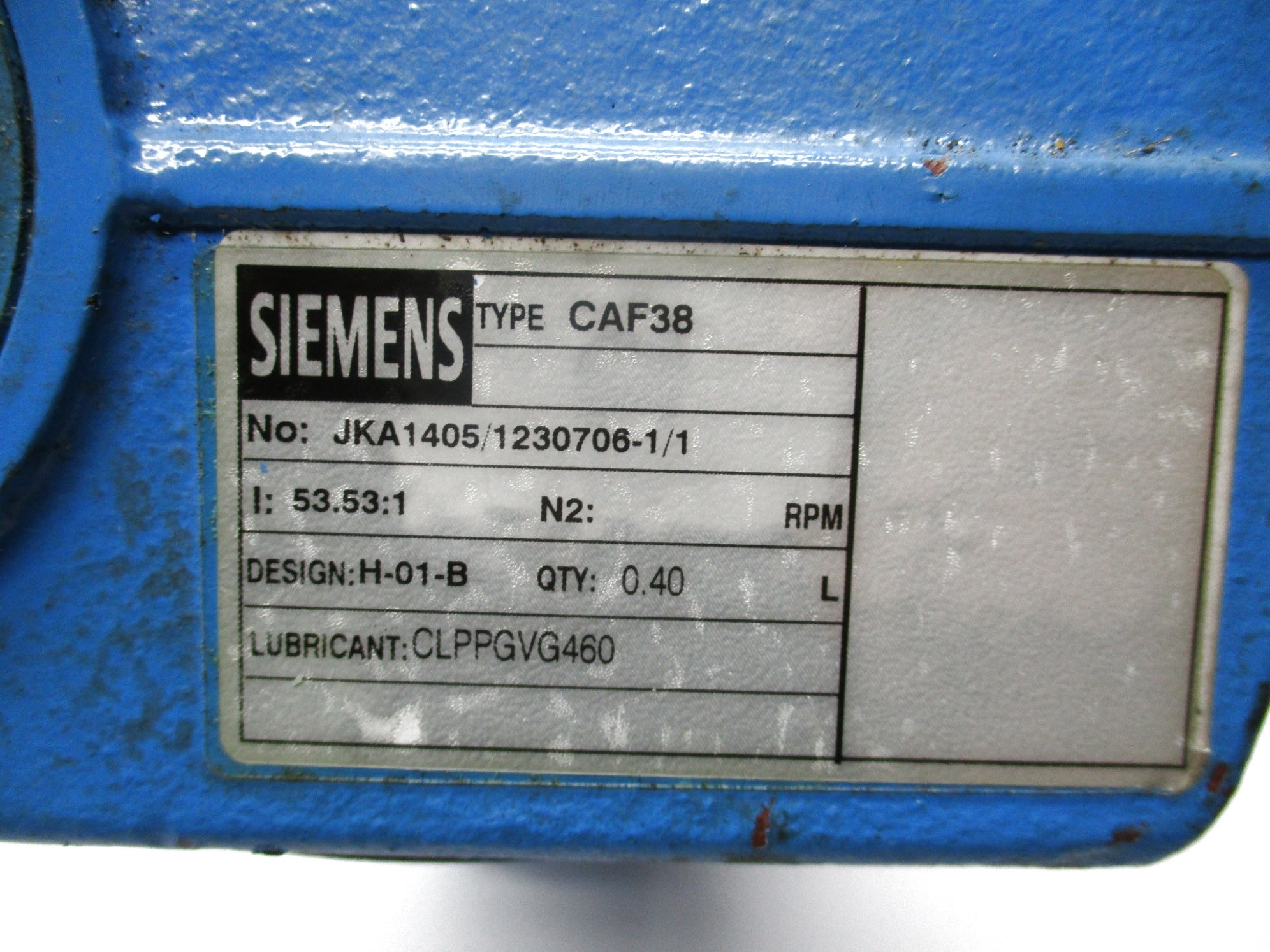 SIEMENS CAF38-LA71M4-L4NH UNMP