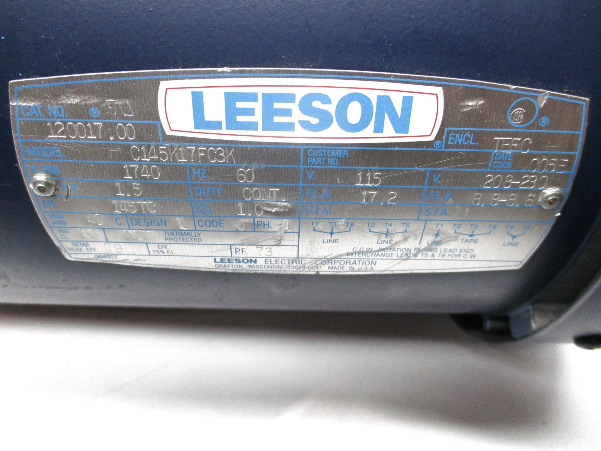 LEESON 120017.00 NSNP