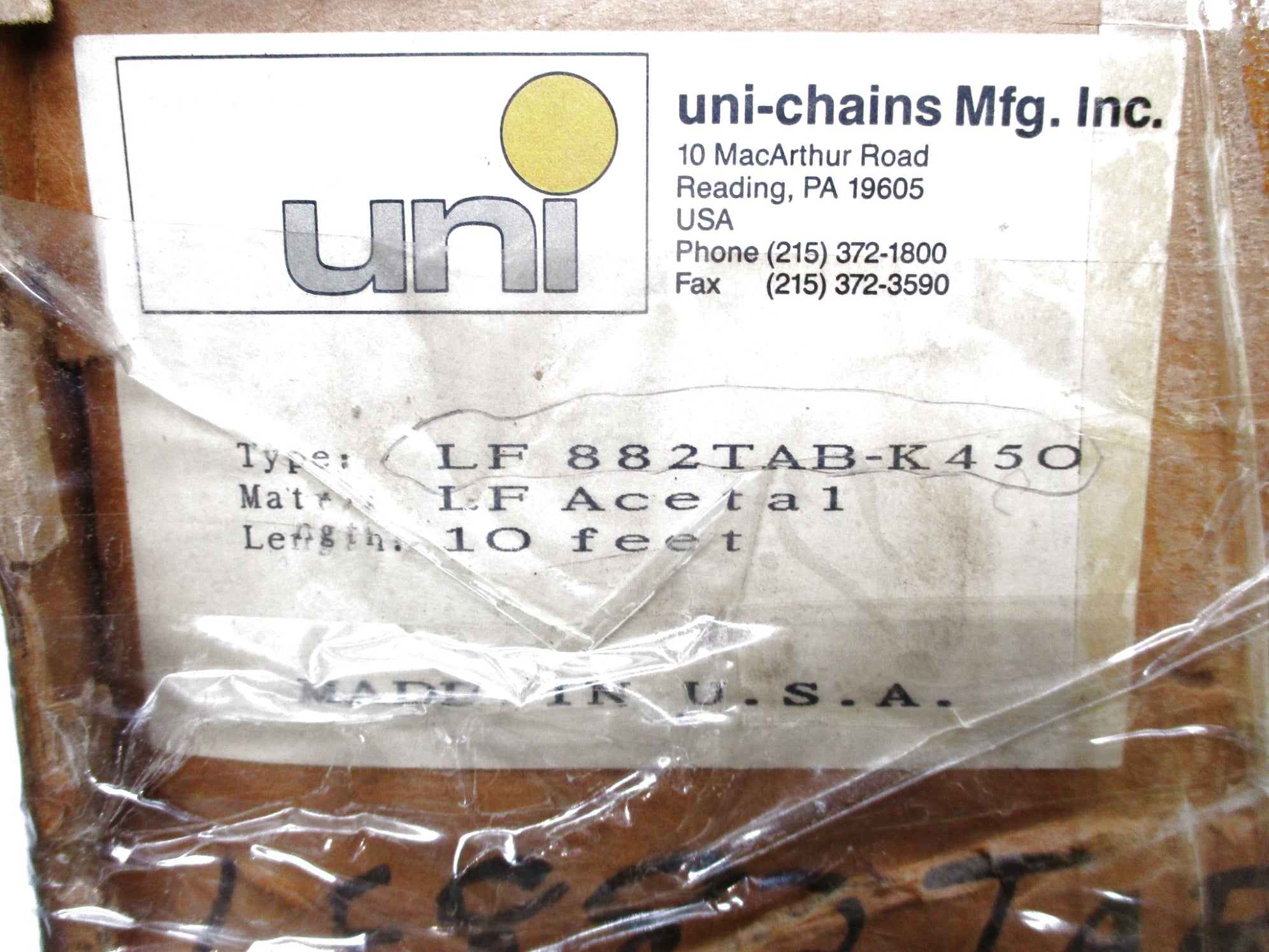 UNI-CHAINS LF882TAB-K450 NSMP