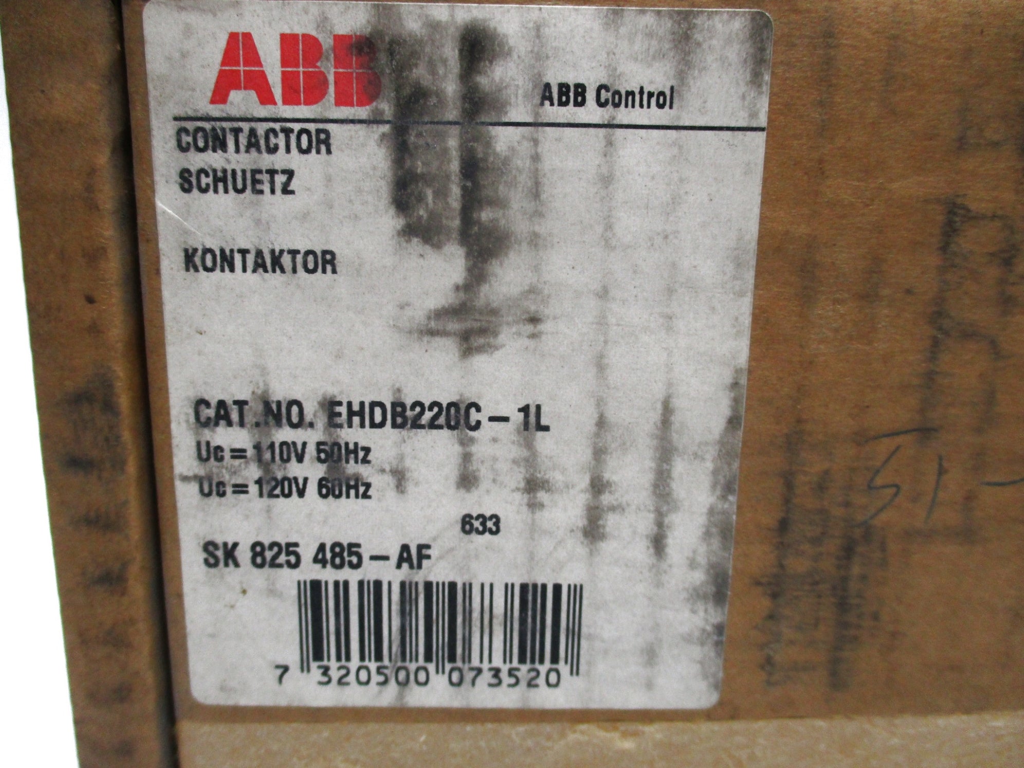 ABB EHDB220C-1L 110-120V 50/60HZ NSMP
