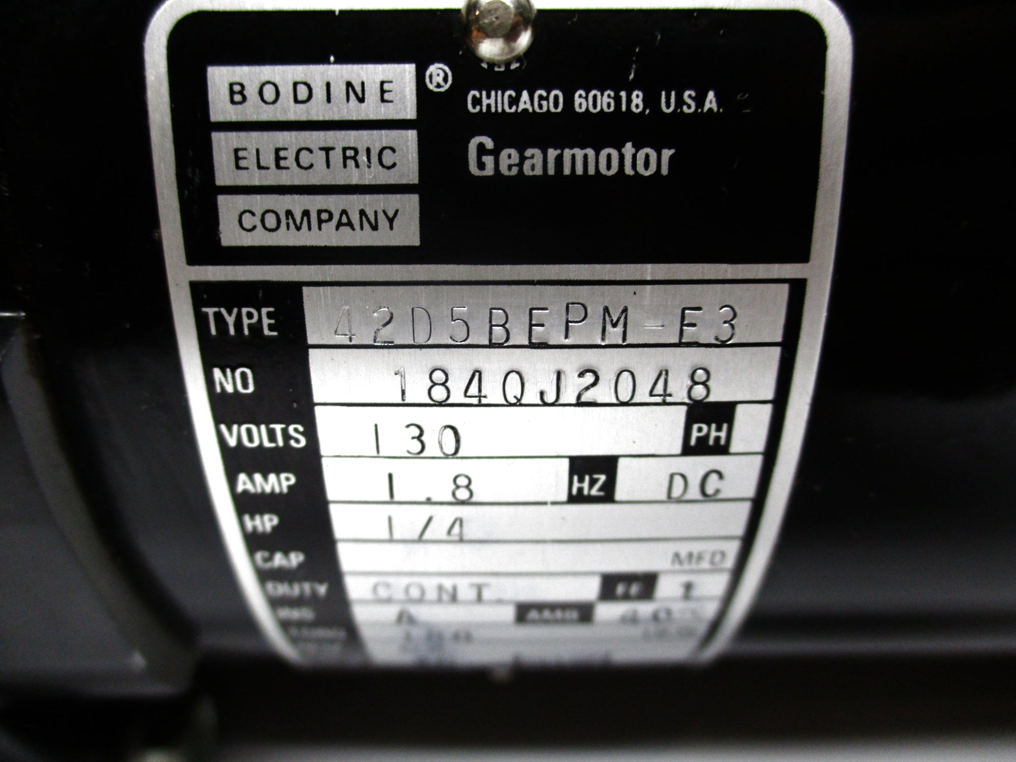 BODINE 42D5BEPM-E3 NSNP