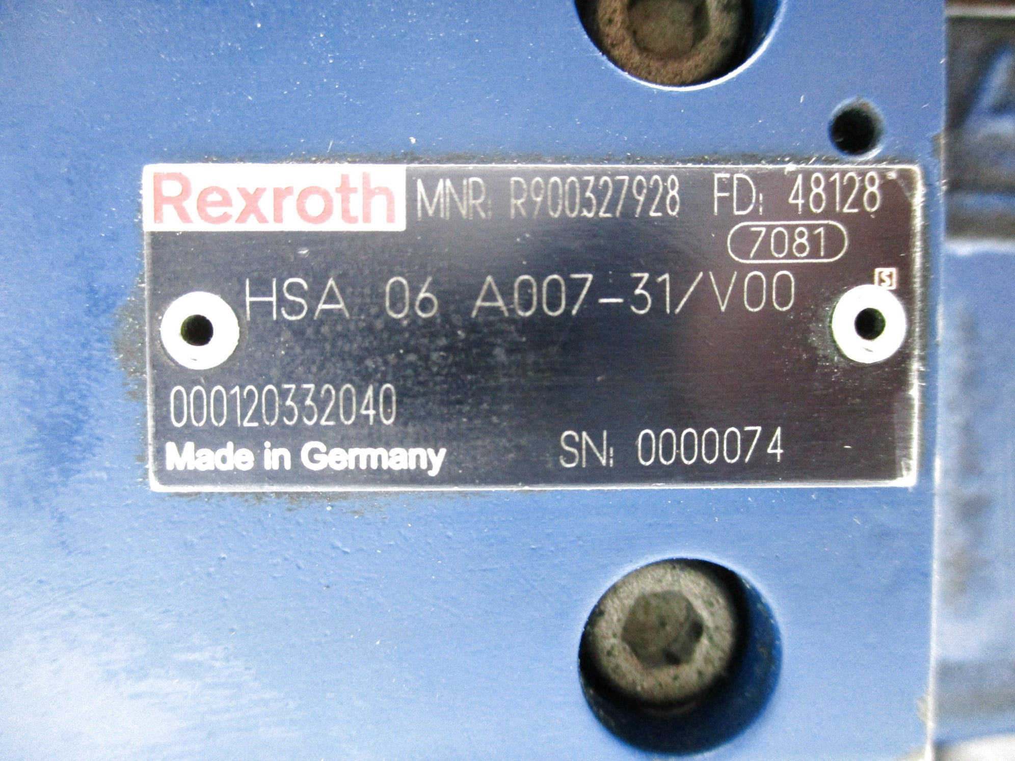 REXROTH 4WRH25W8-325-70/V00 NSNP