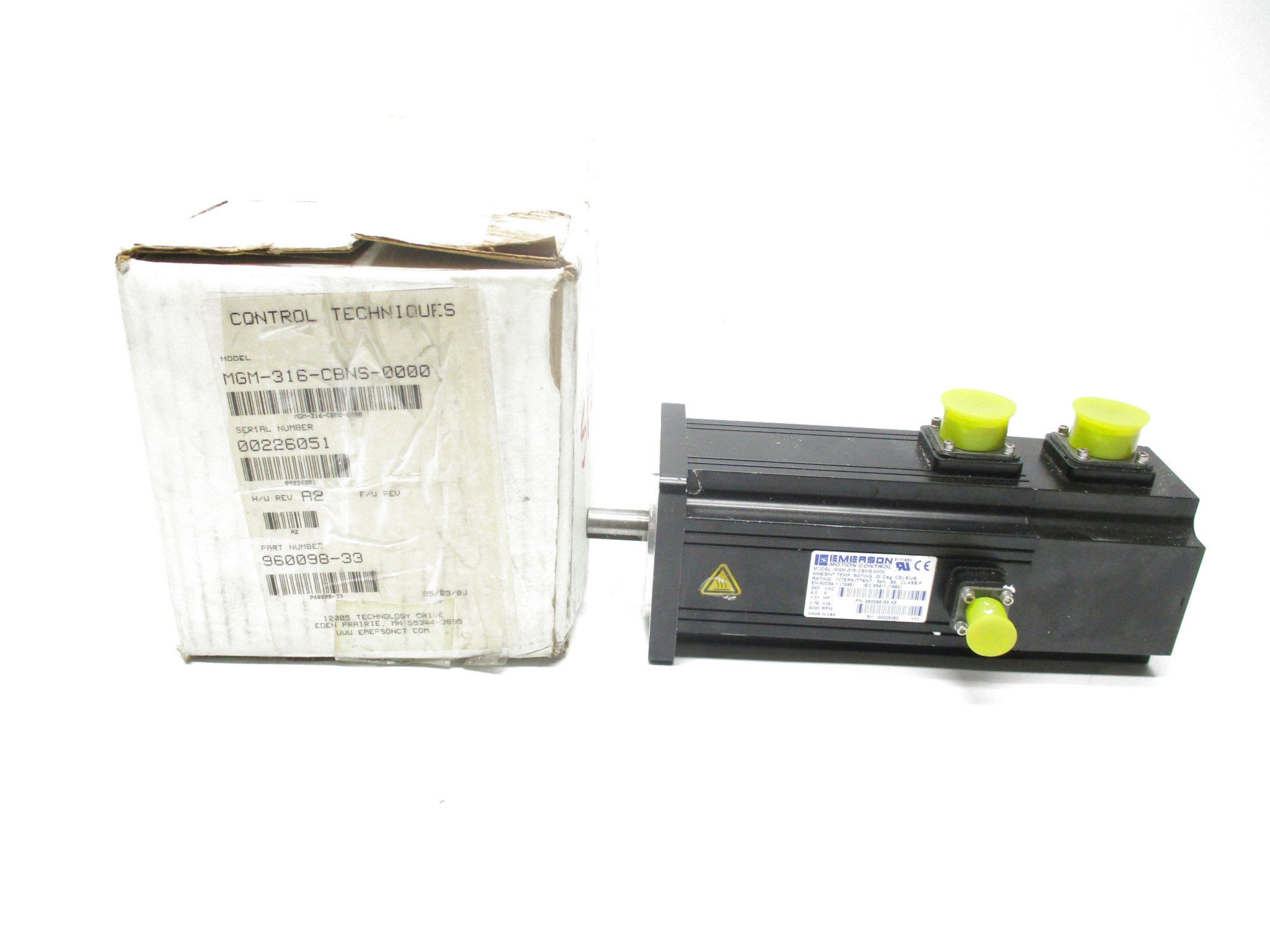 EMERSON MGM-316-CBNS-0000 REMAN