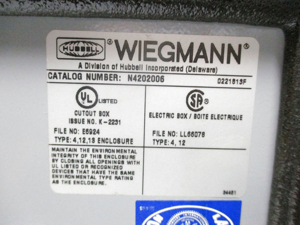 HUBBELL N4202006 NSMP