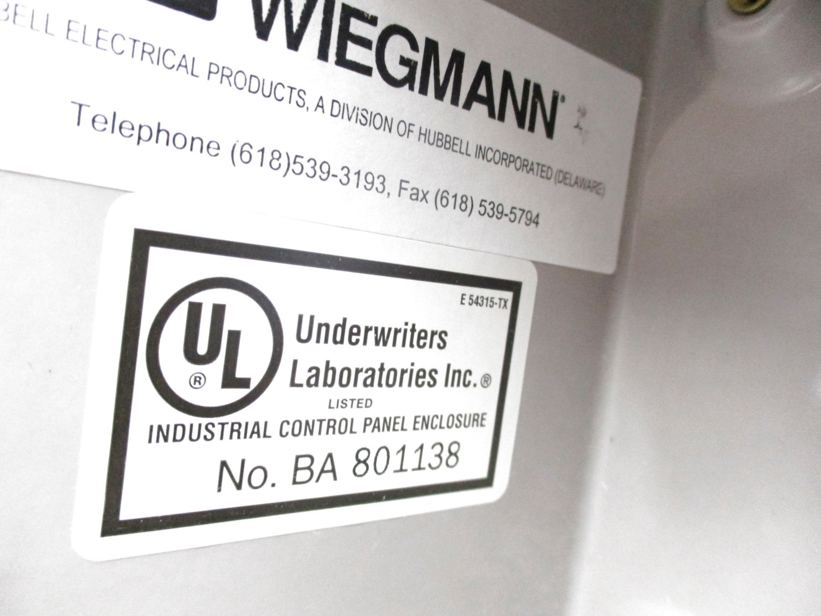 UNDERWRITERS BA801138 NSNP