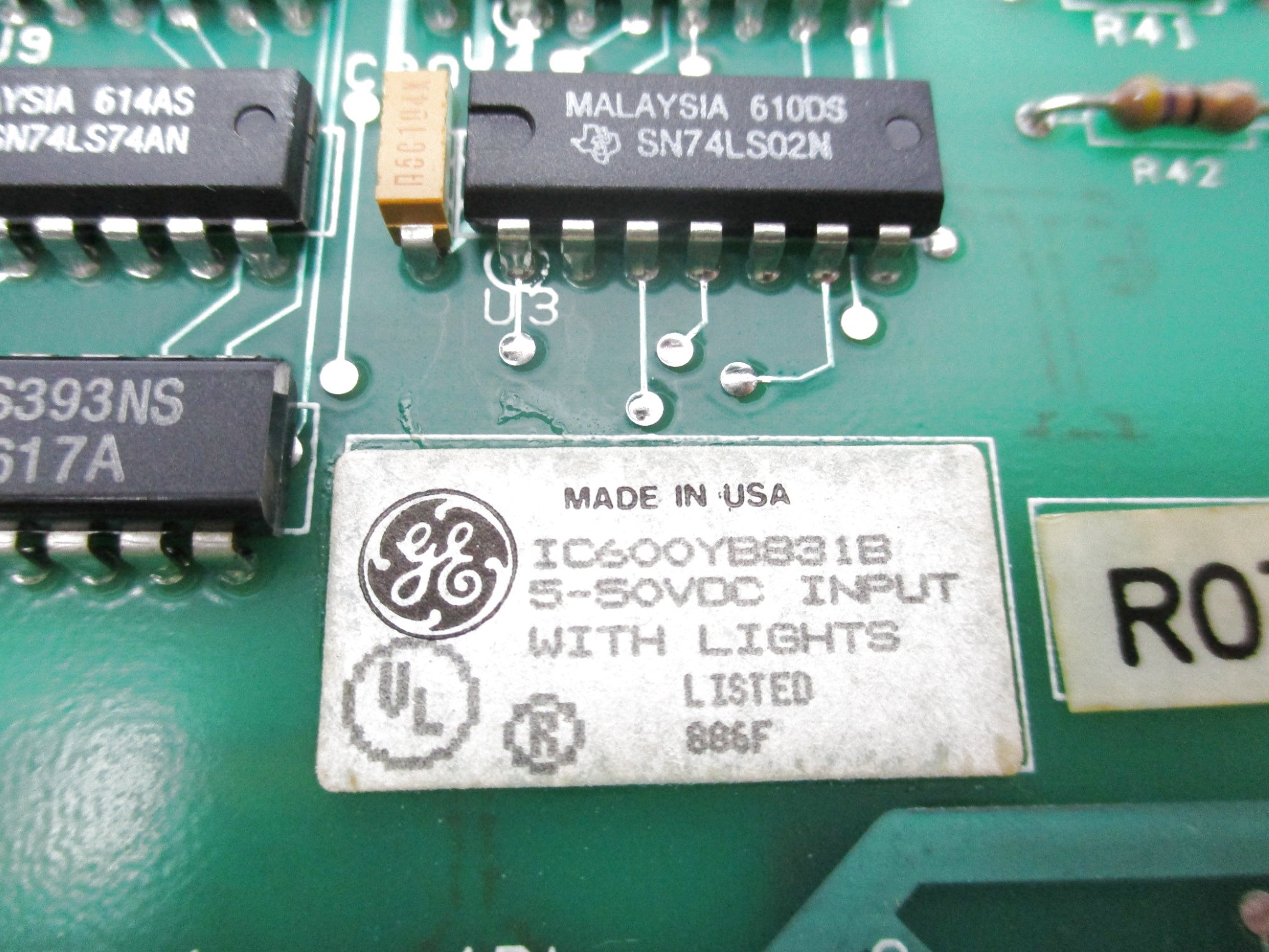 GENERAL ELECTRIC IC600YB831B UNMP