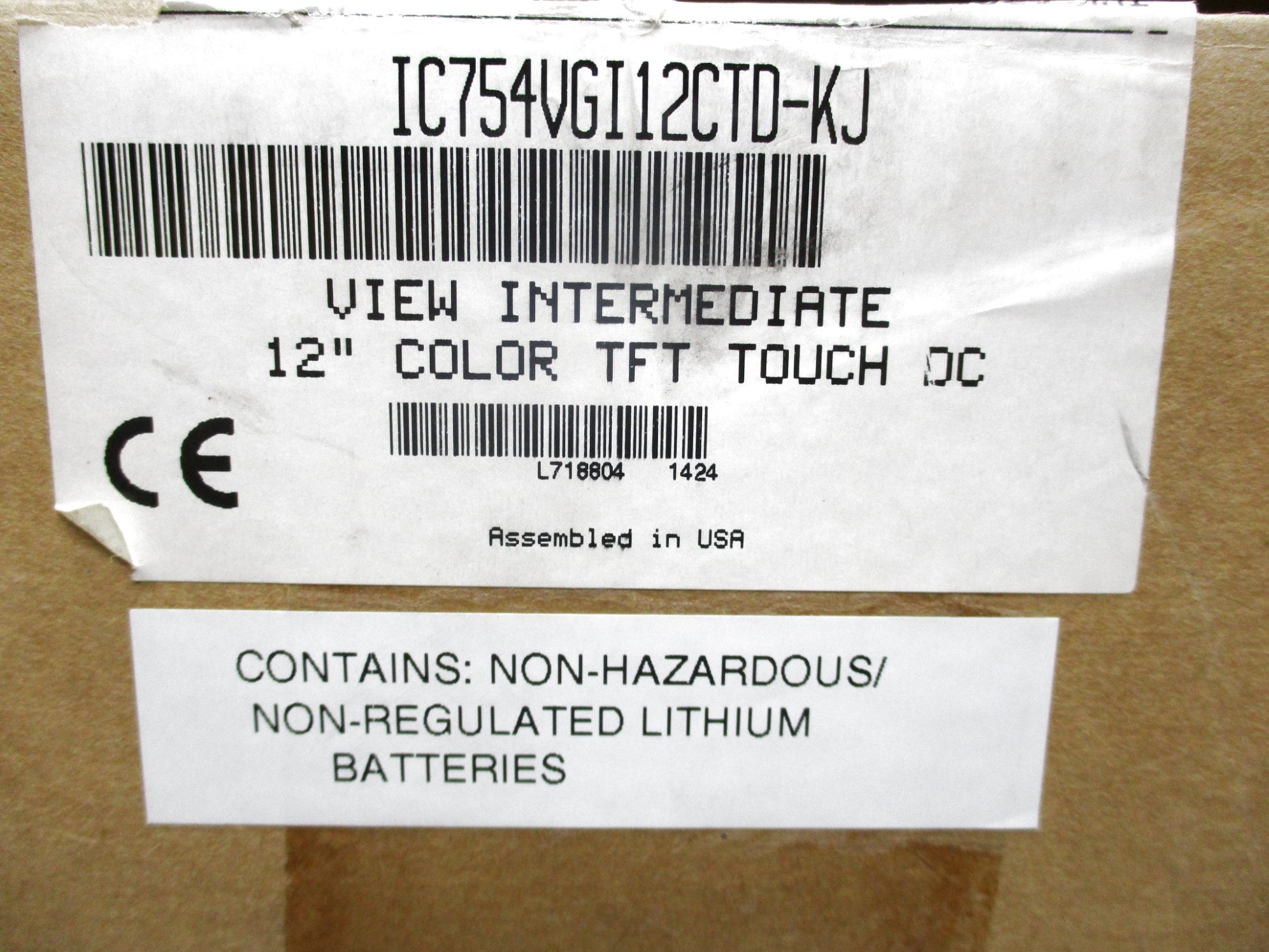 GENERAL ELECTRIC IC754VGI12CTD-KJ NSMP