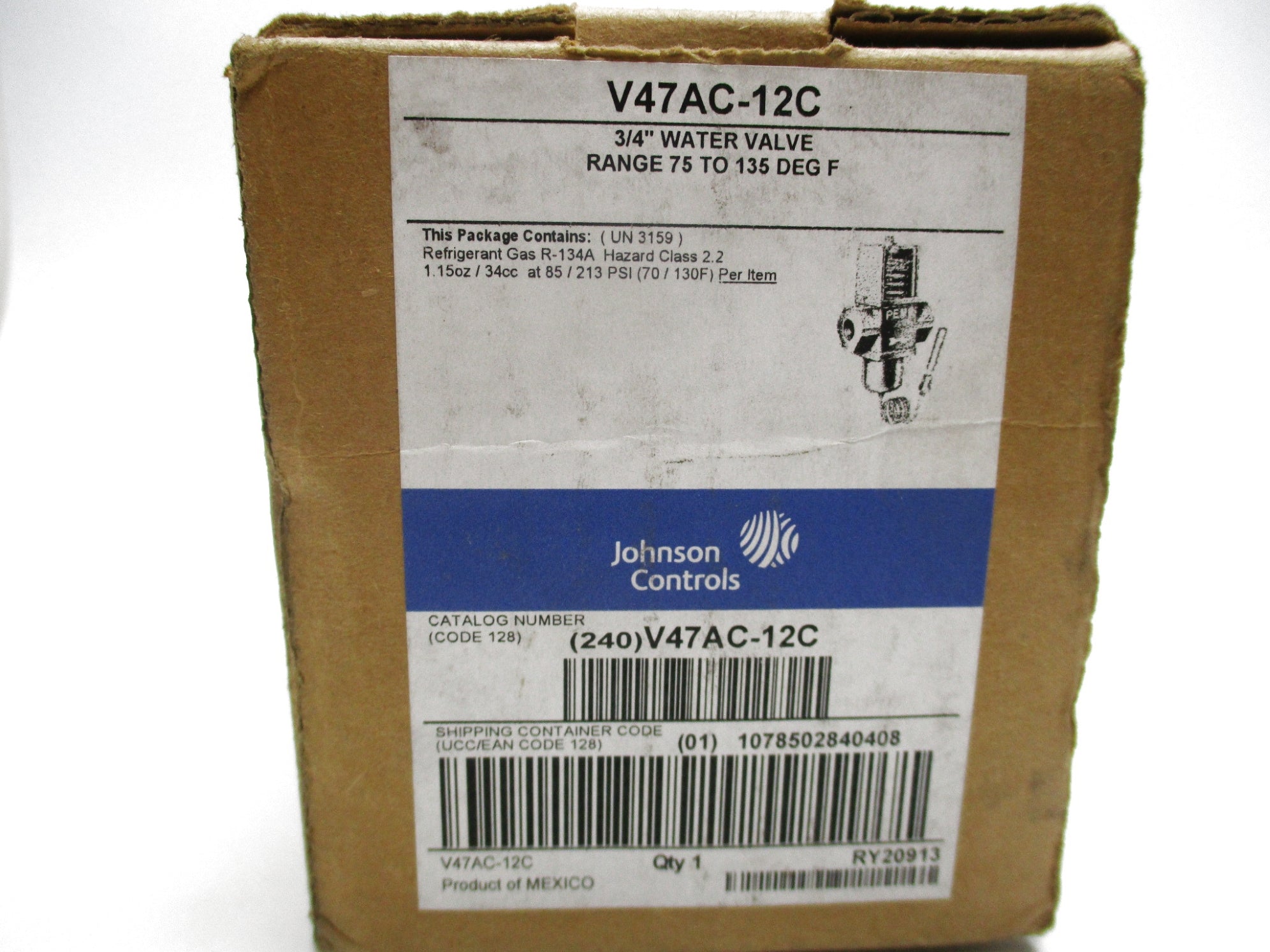 JOHNSON CONTROLS V47AC-12C NSMP