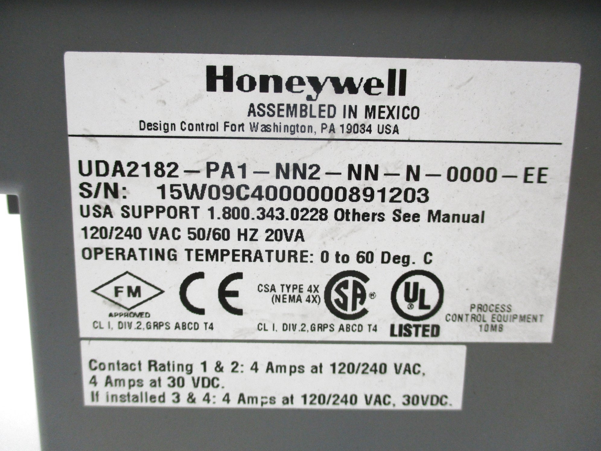 HONEYWELL UDA2182-PA1-NN2-NN-N-0000-EE NSMP