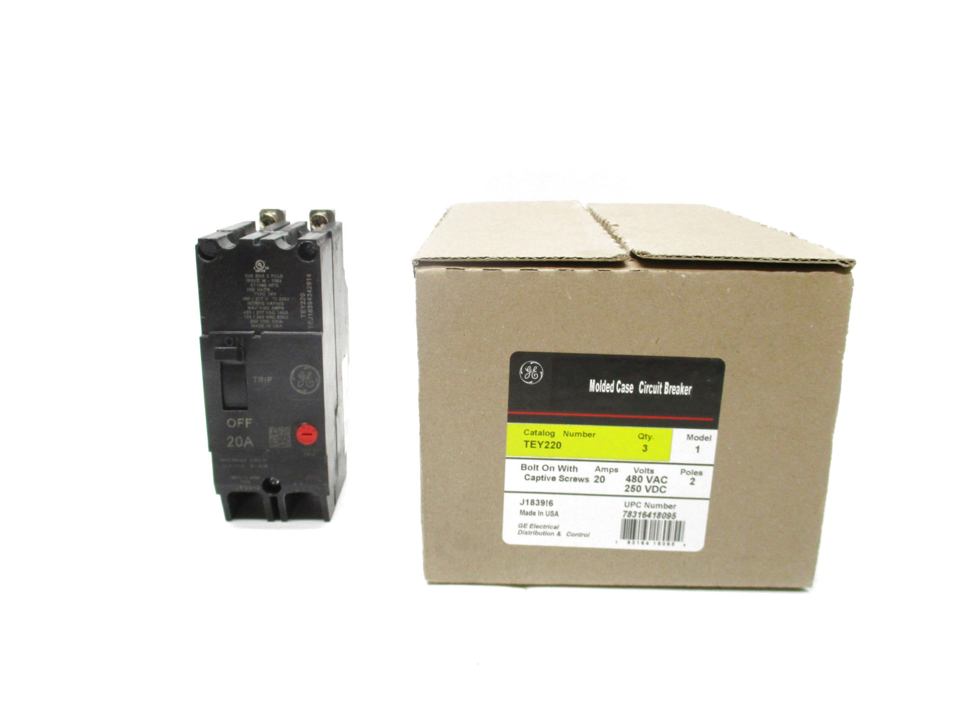 GENERAL ELECTRIC TEY220 (PKG OF 3) NSMP