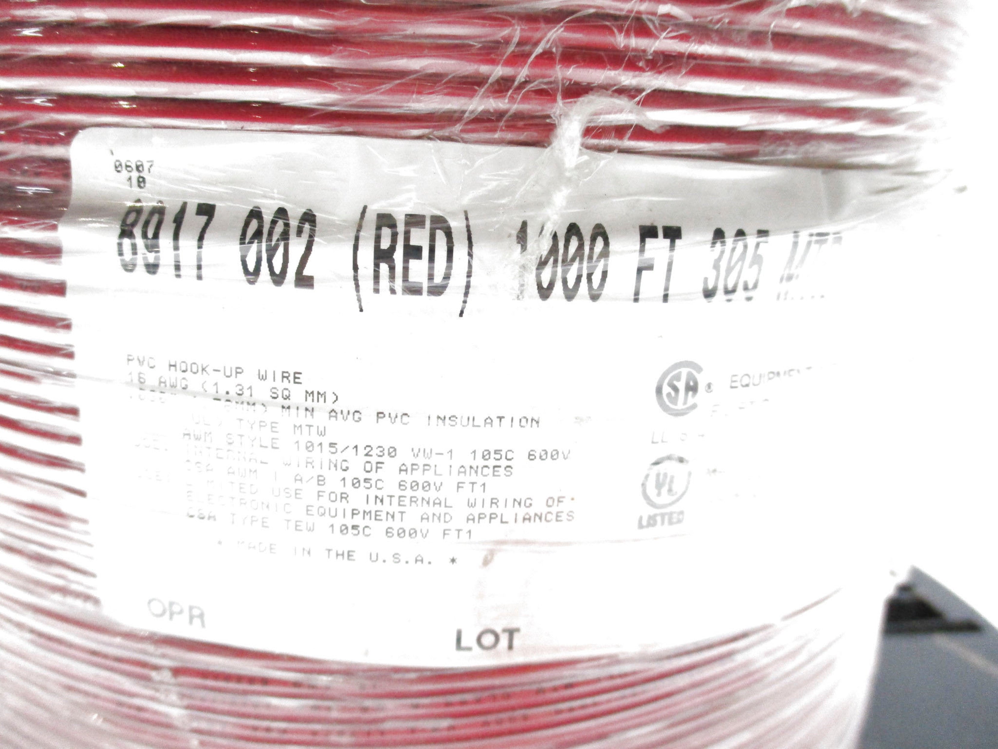 BELDEN 8917002 (RED) NSFS