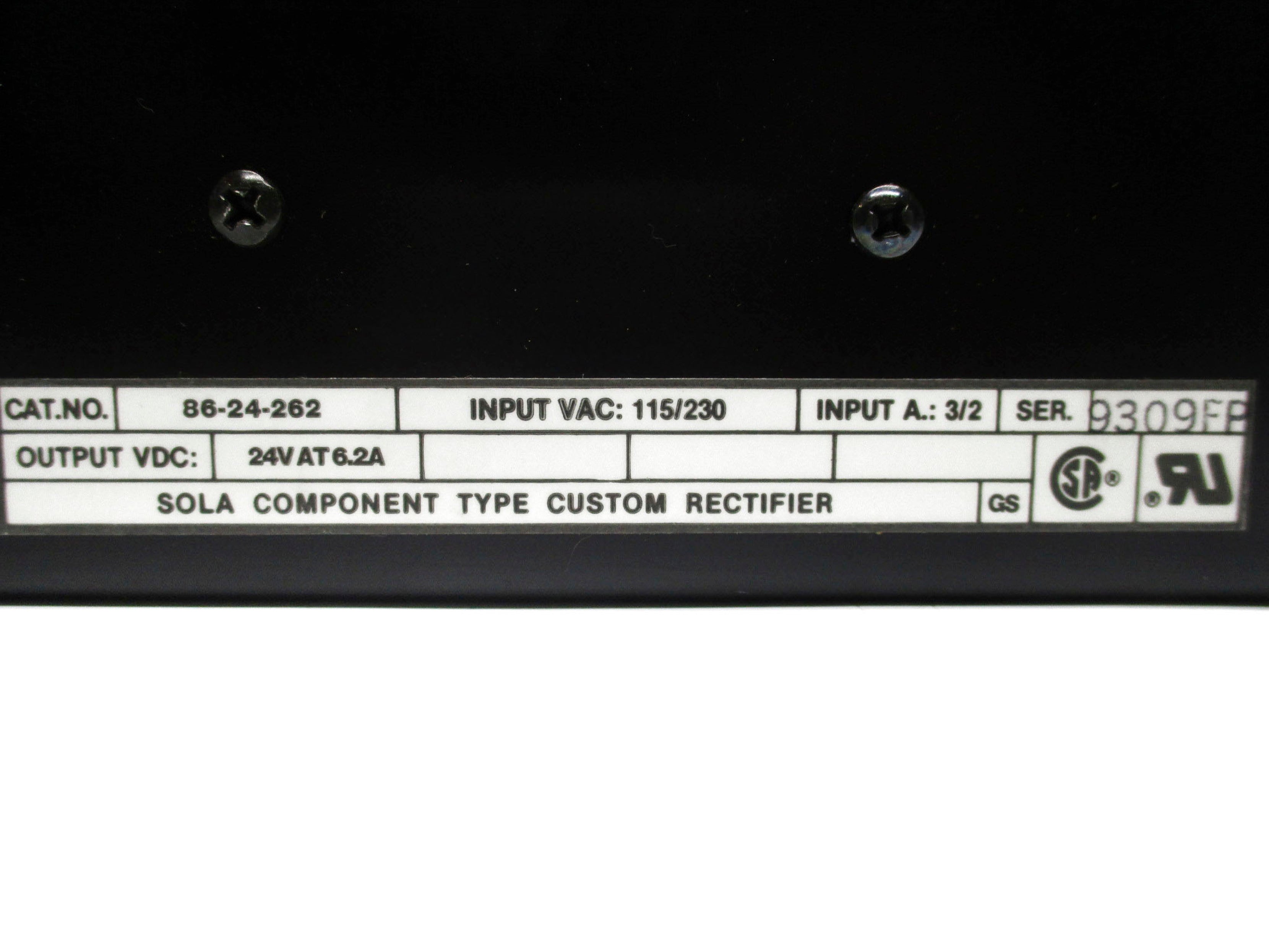 SOLA 86-24-262 NSMP