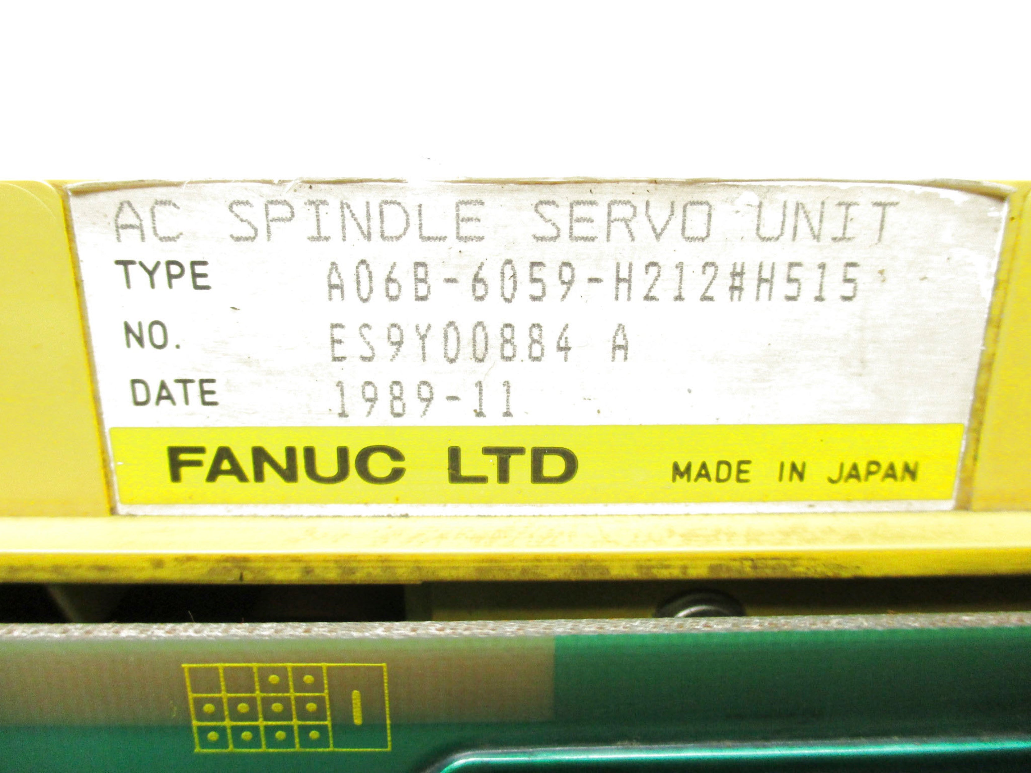 FANUC A06B-6059-H212#H515 (AS PICTURED) UNMP