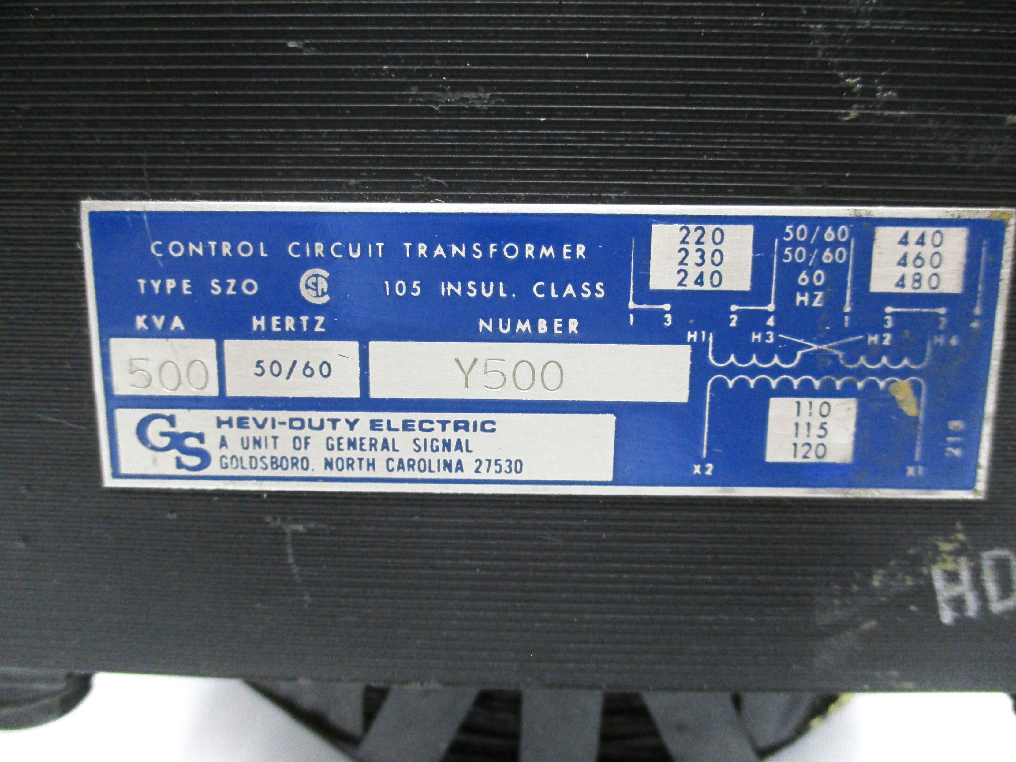 GENERAL SIGNAL Y500 UNMP