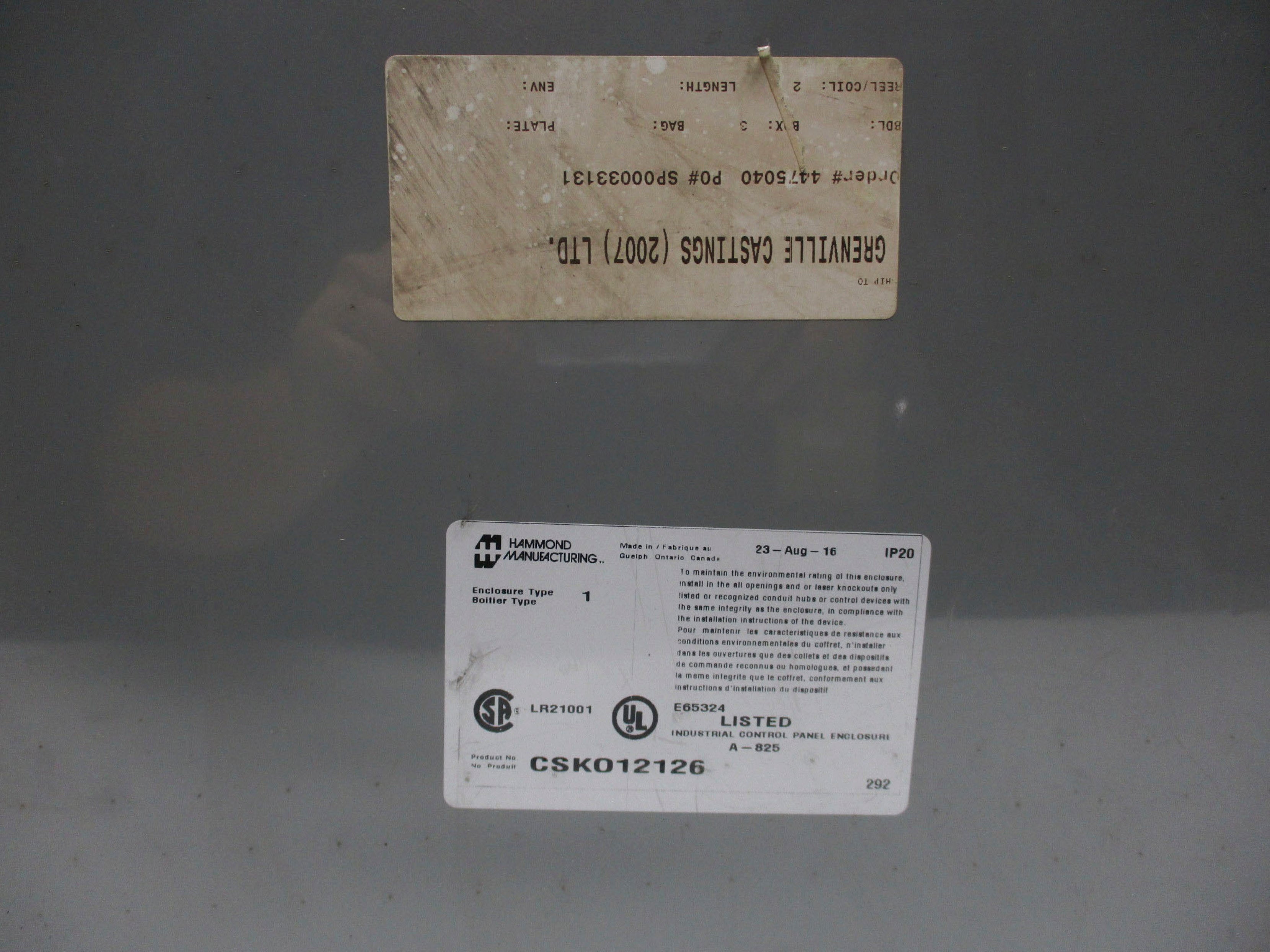 HAMMOND CSKO12126 NSNP