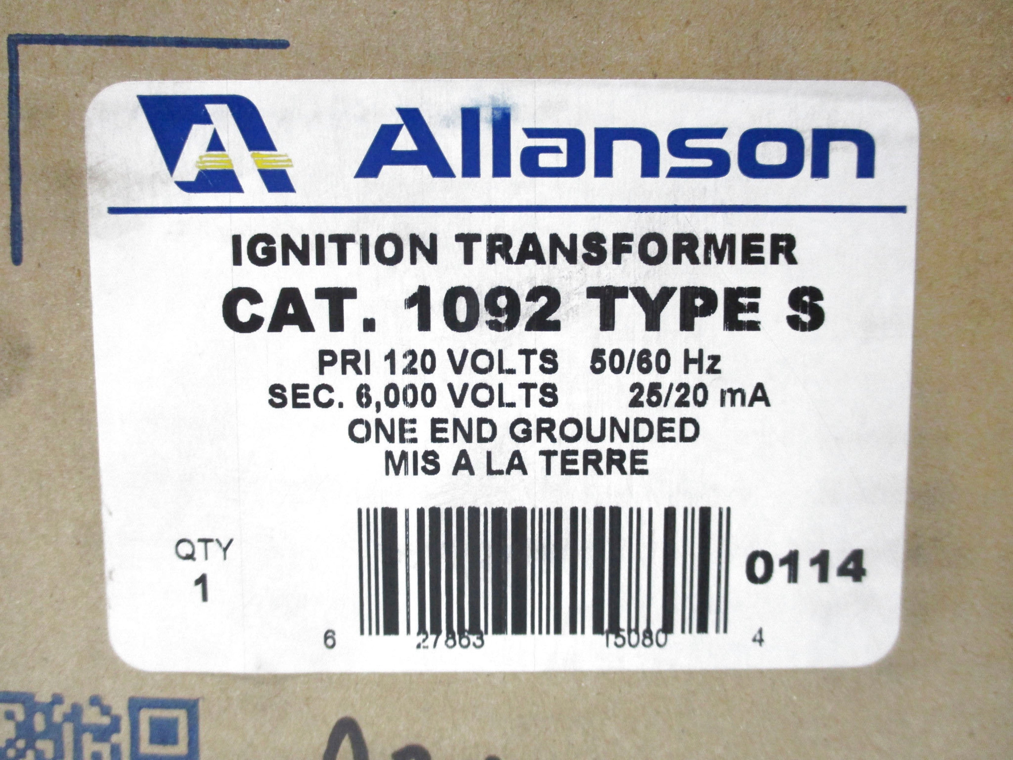 ALLANSON 1092S 120V NSMP