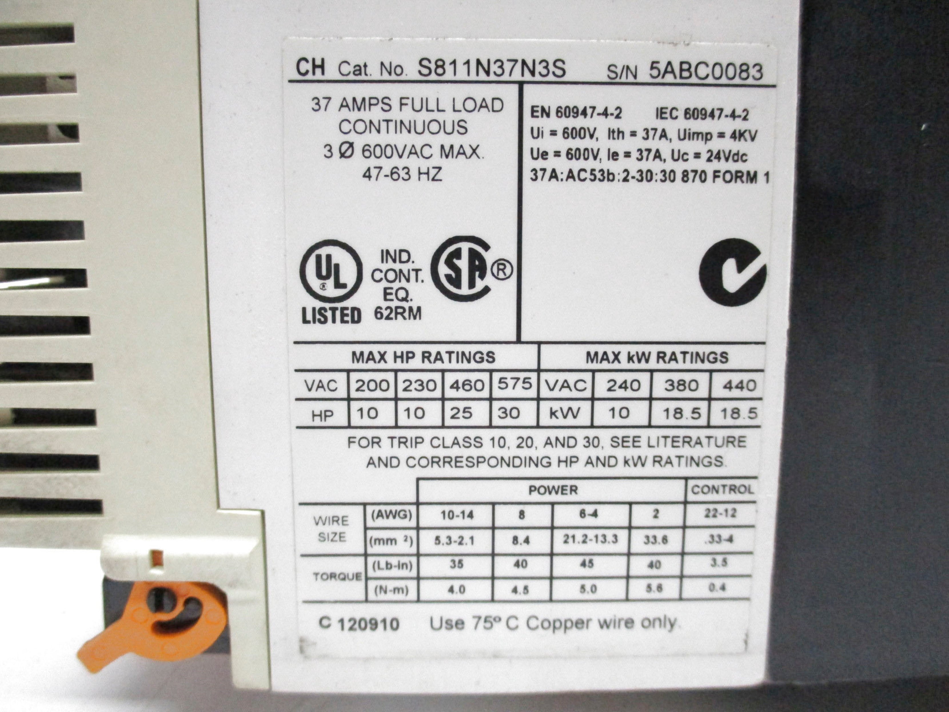 EATON S811N37N3S NSMP
