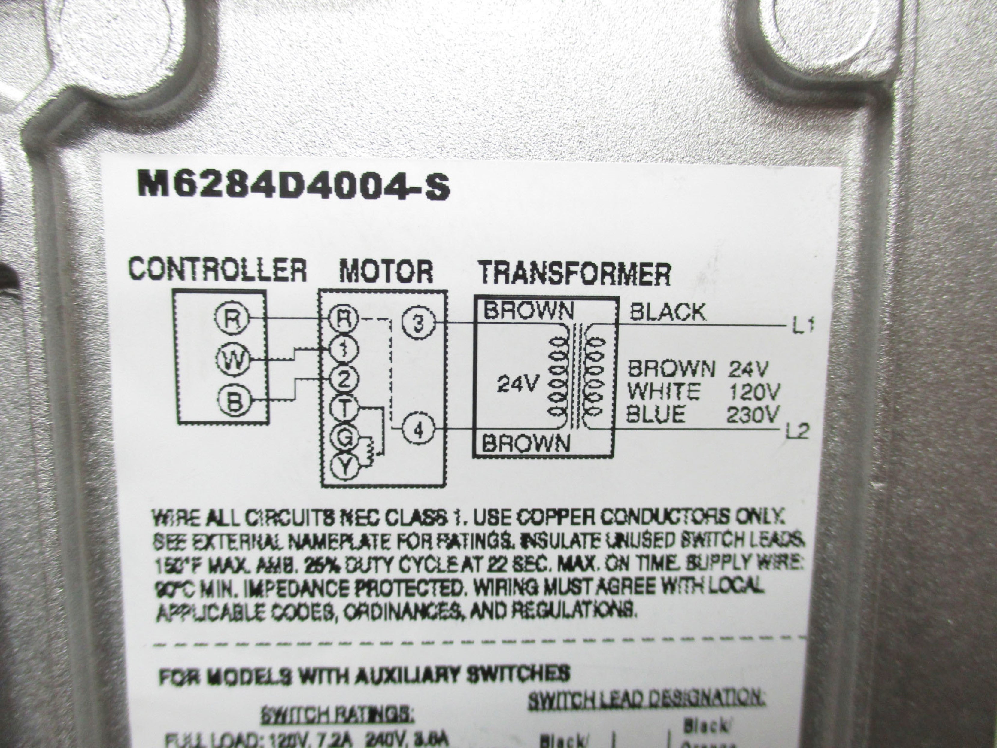 HONEYWELL M6284D4004-SW NSMP