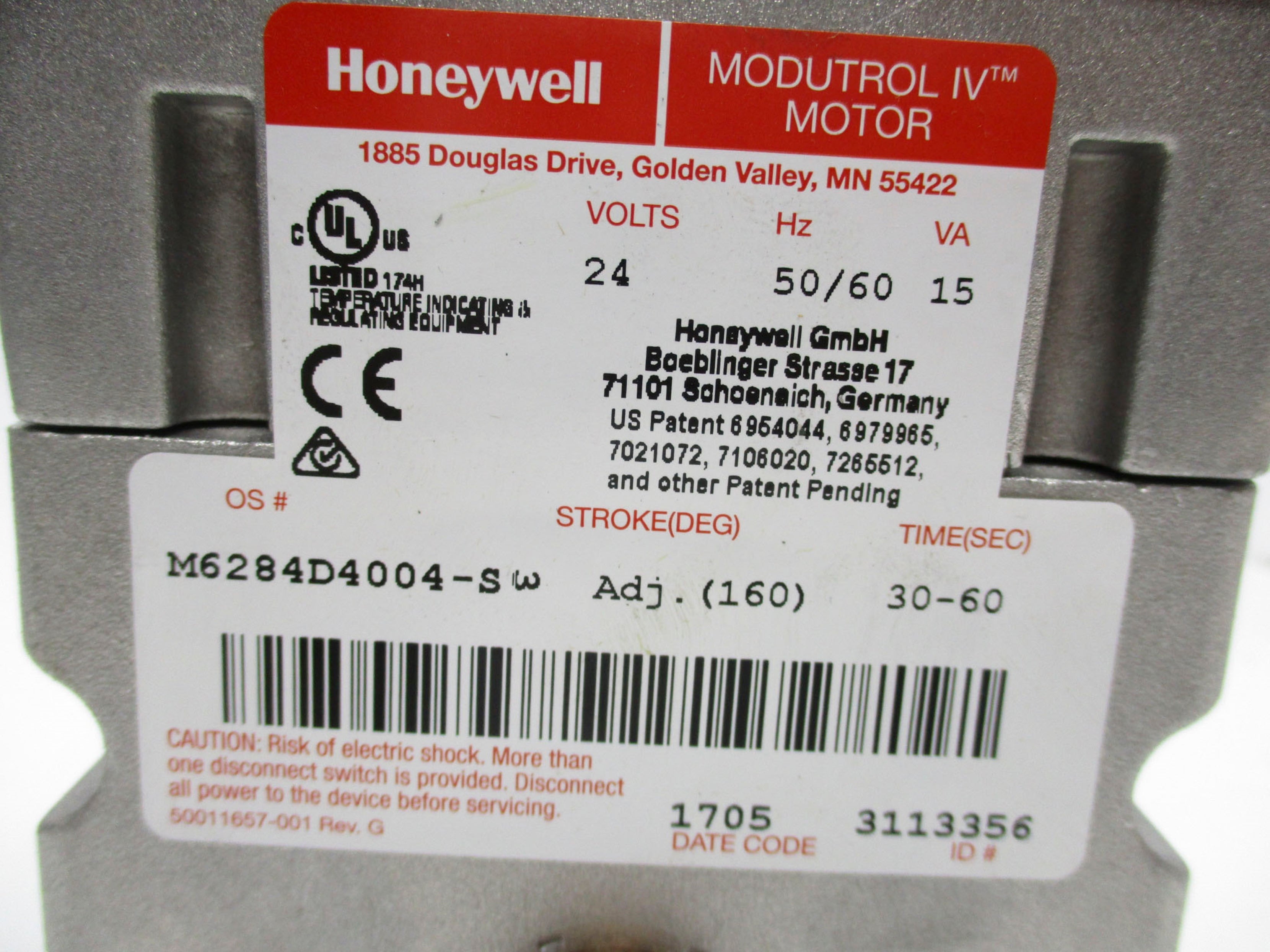 HONEYWELL M6284D4004-SW NSMP