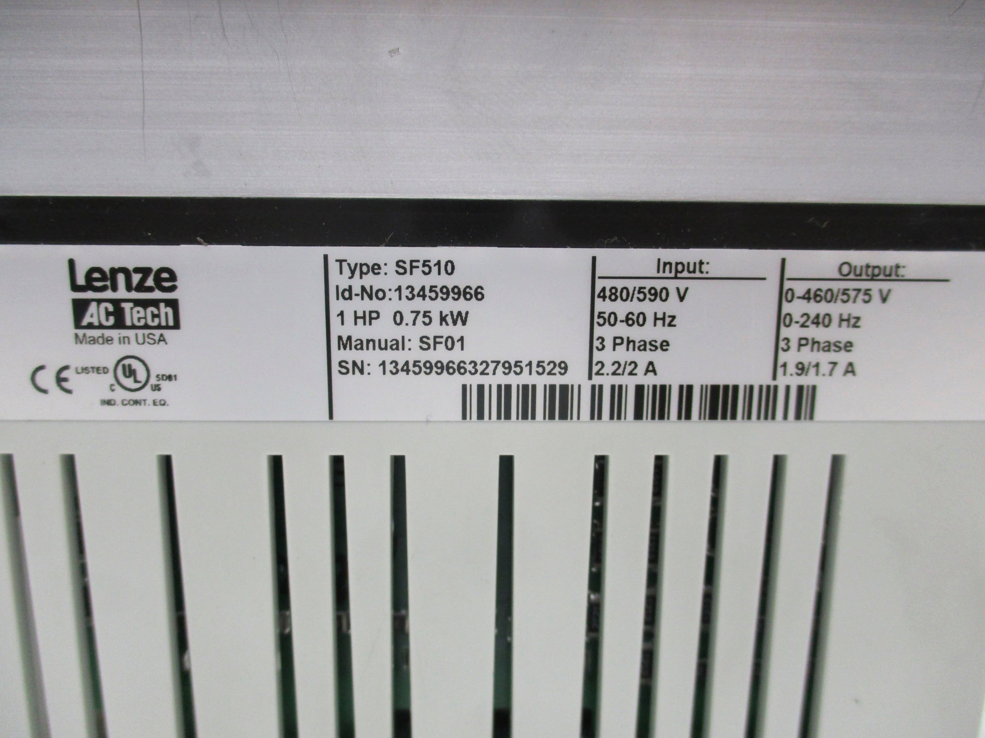 LENZE SF510 480/590V NSMP