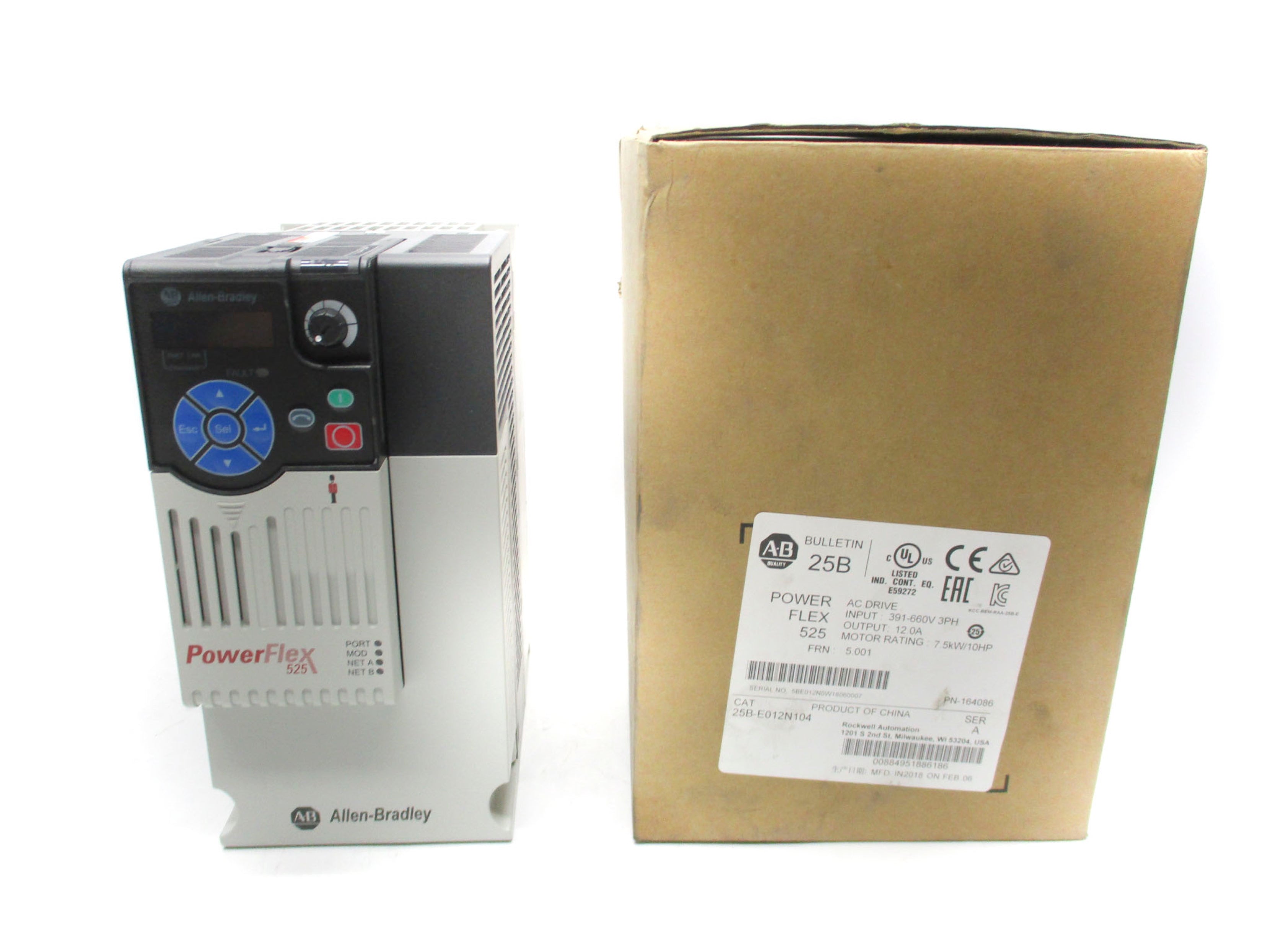 ALLEN BRADLEY 25B-E012N104 SER. A NSMP