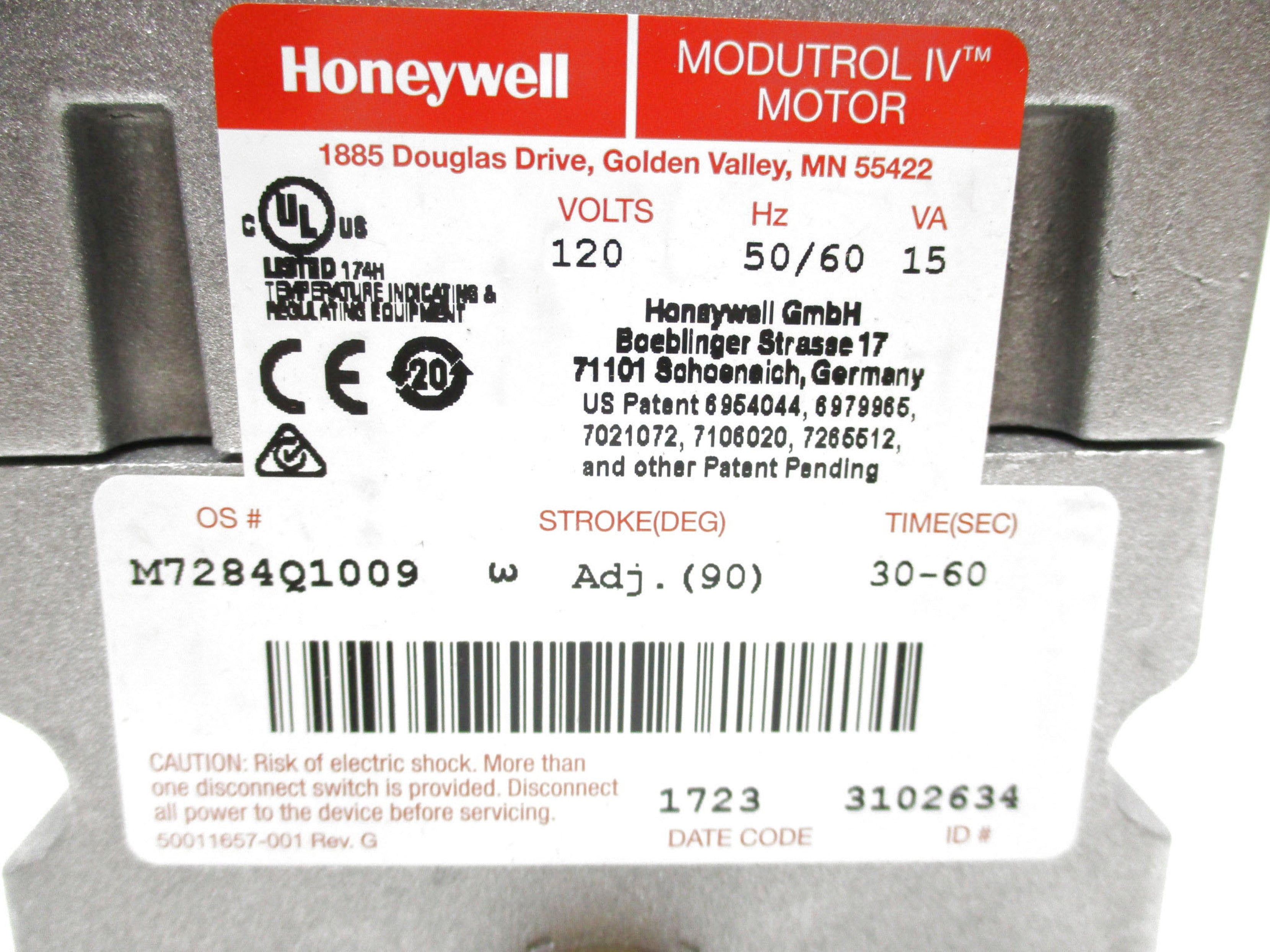 HONEYWELL M7284Q1009 NSMP