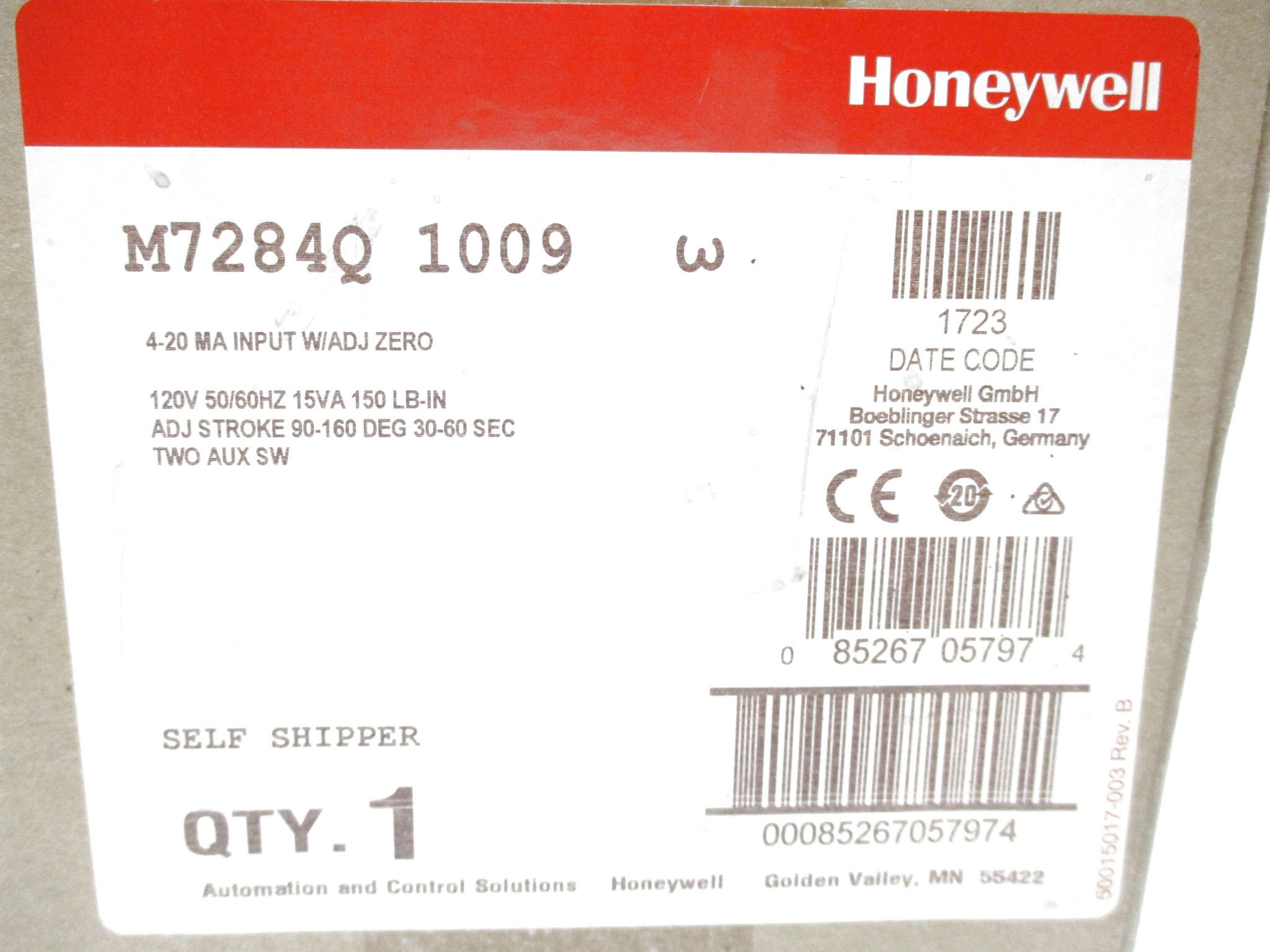 HONEYWELL M7284Q1009 NSMP